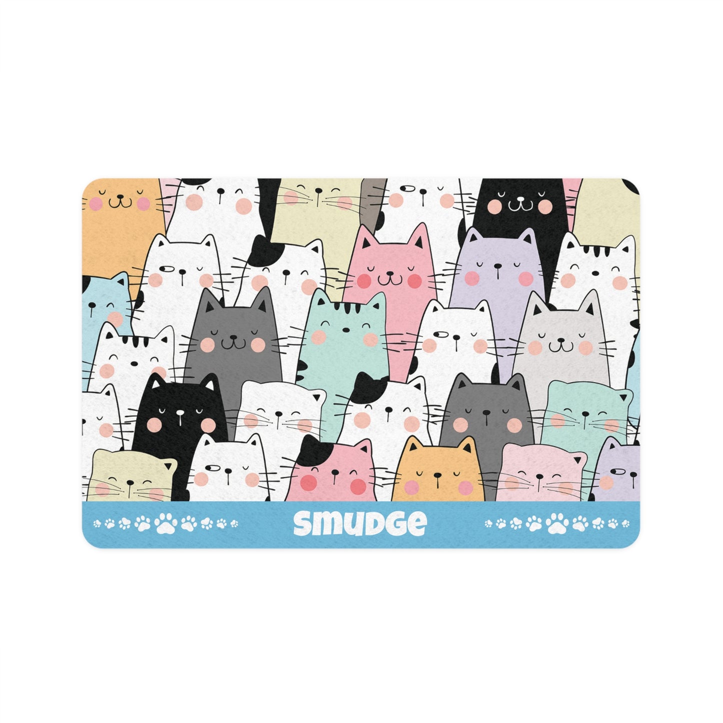 Good Kitty Blue Pet Food Mat (12x18)