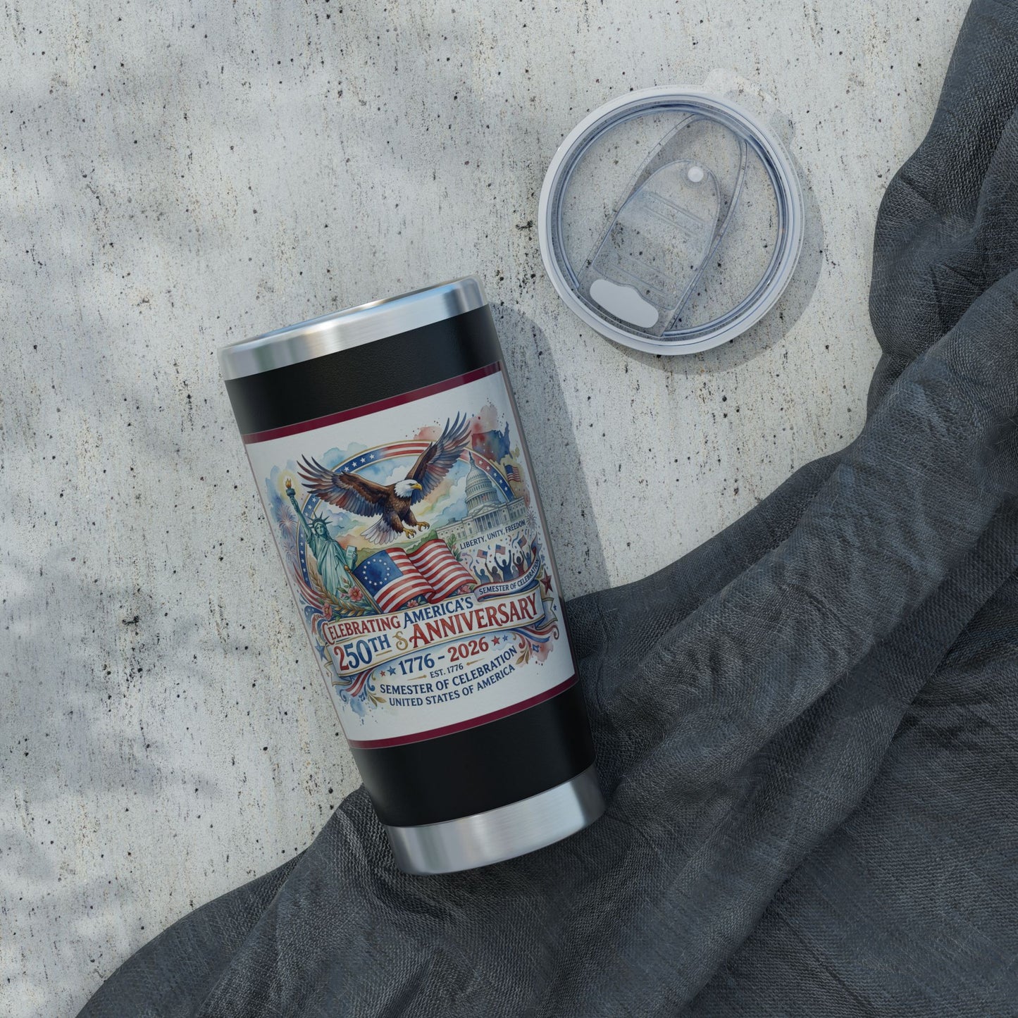 America 250 Watercolor Vagabond 20oz Tumbler