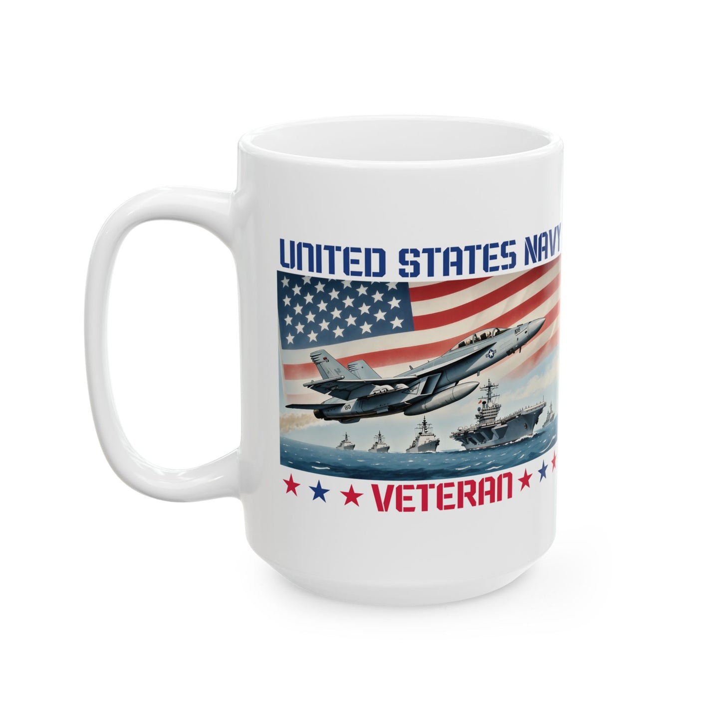 U.S. Navy Veteran Ceramic Mug (11oz, 15oz)