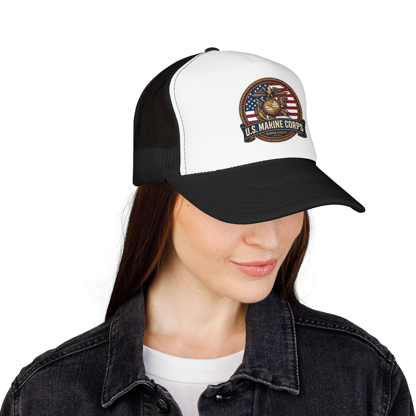 U.S. Marine Corps Patriotic Trucker Hat