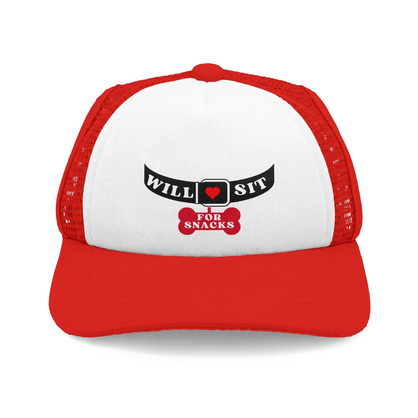Will Sit for Treats Dog Foam Trucker Hat