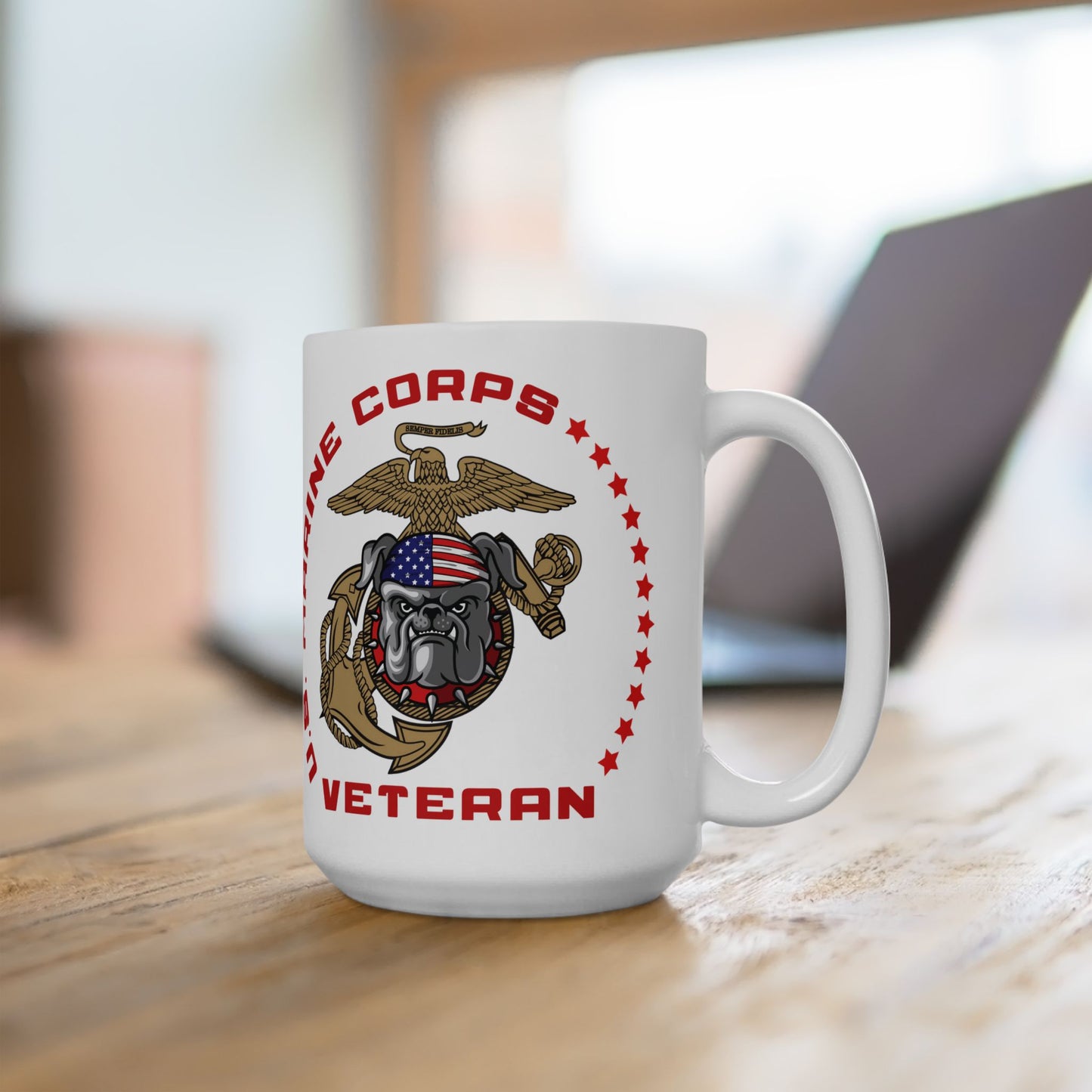 U.S. Marine Corps Veteran Ceramic Mug (11oz, 15oz)