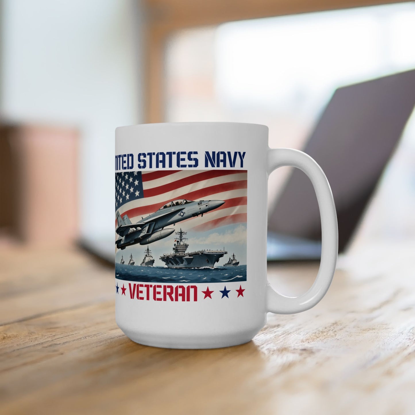U.S. Navy Veteran Ceramic Mug (11oz, 15oz)
