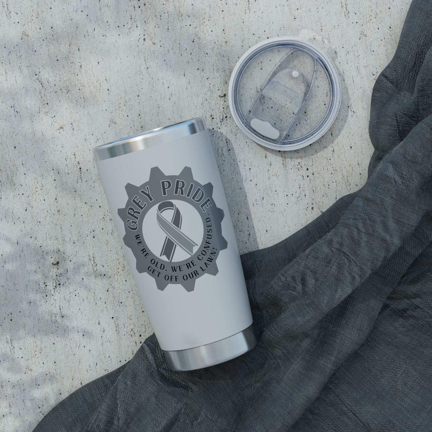 Grey Pride Vagabond 20oz Tumbler