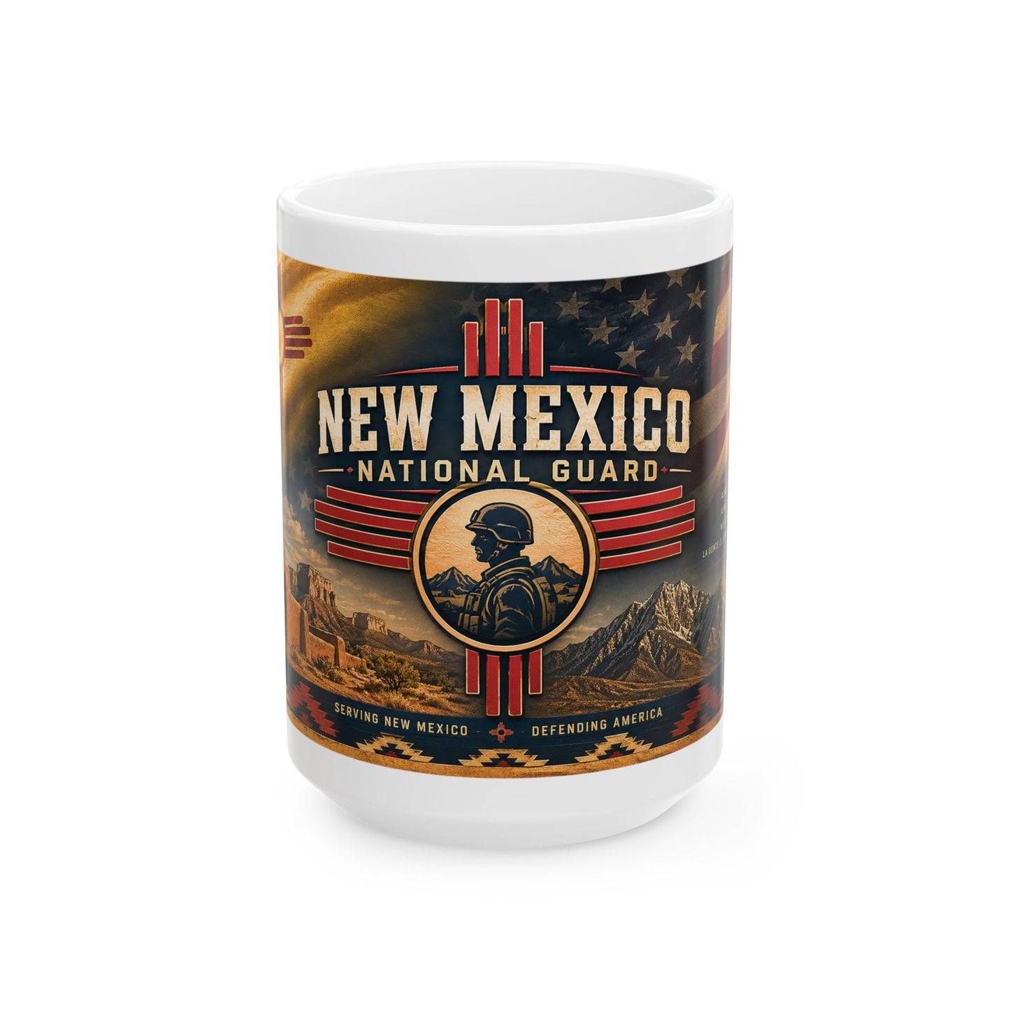 New Mexico National Guard Ceramic Mug (11oz & 15oz)