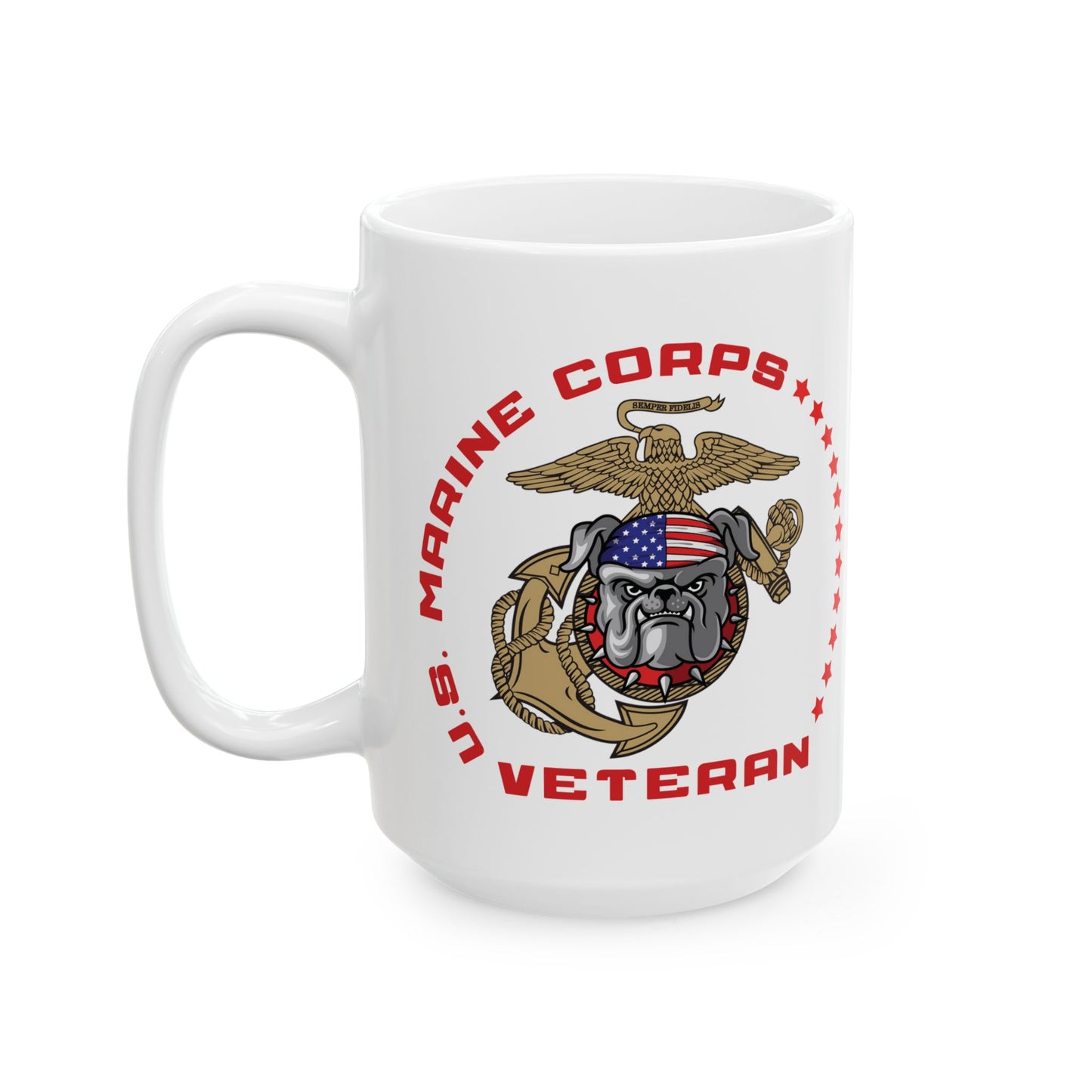 U.S. Marine Corps Veteran Ceramic Mug (11oz, 15oz)