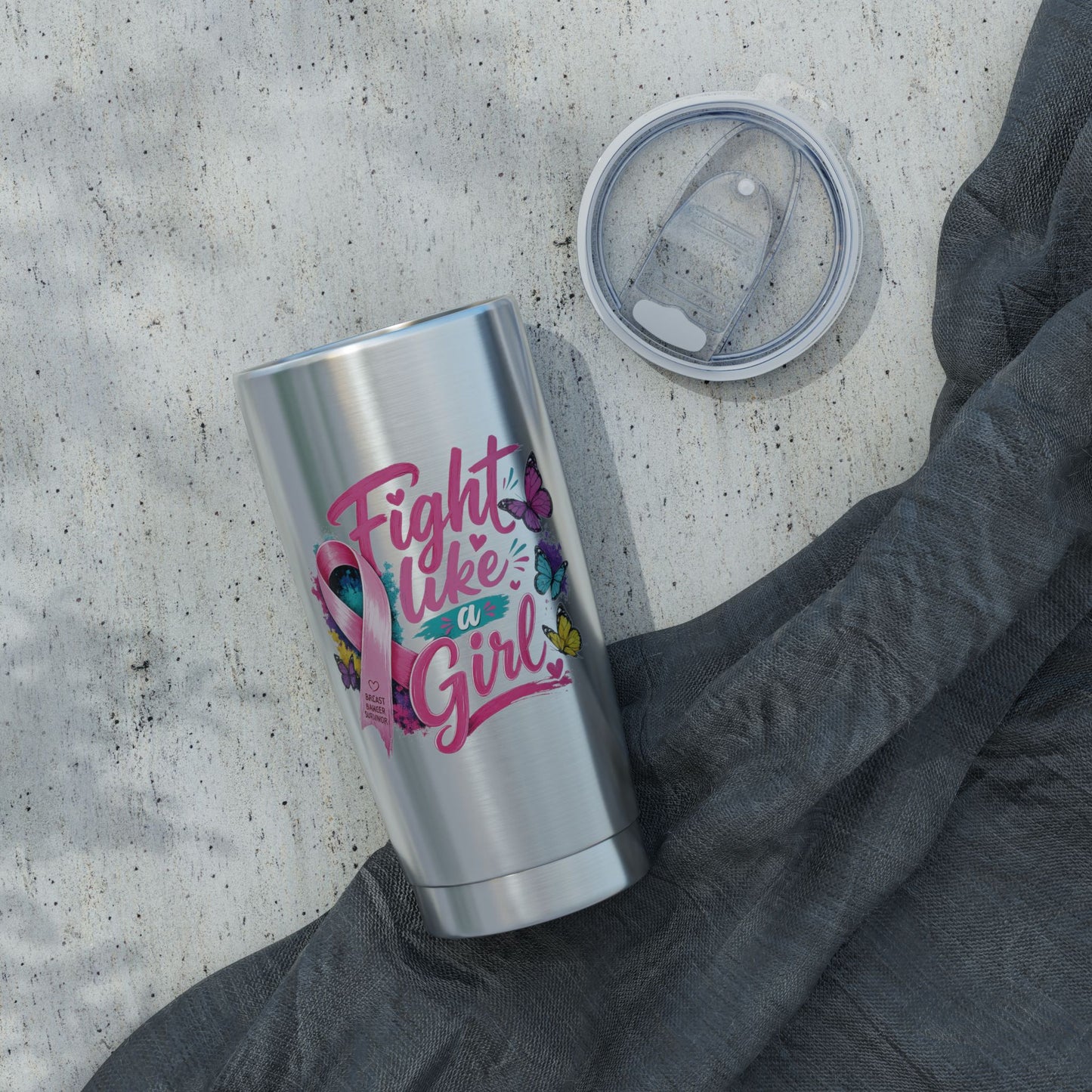 Fight Like a Girl Vagabond 20oz Tumbler
