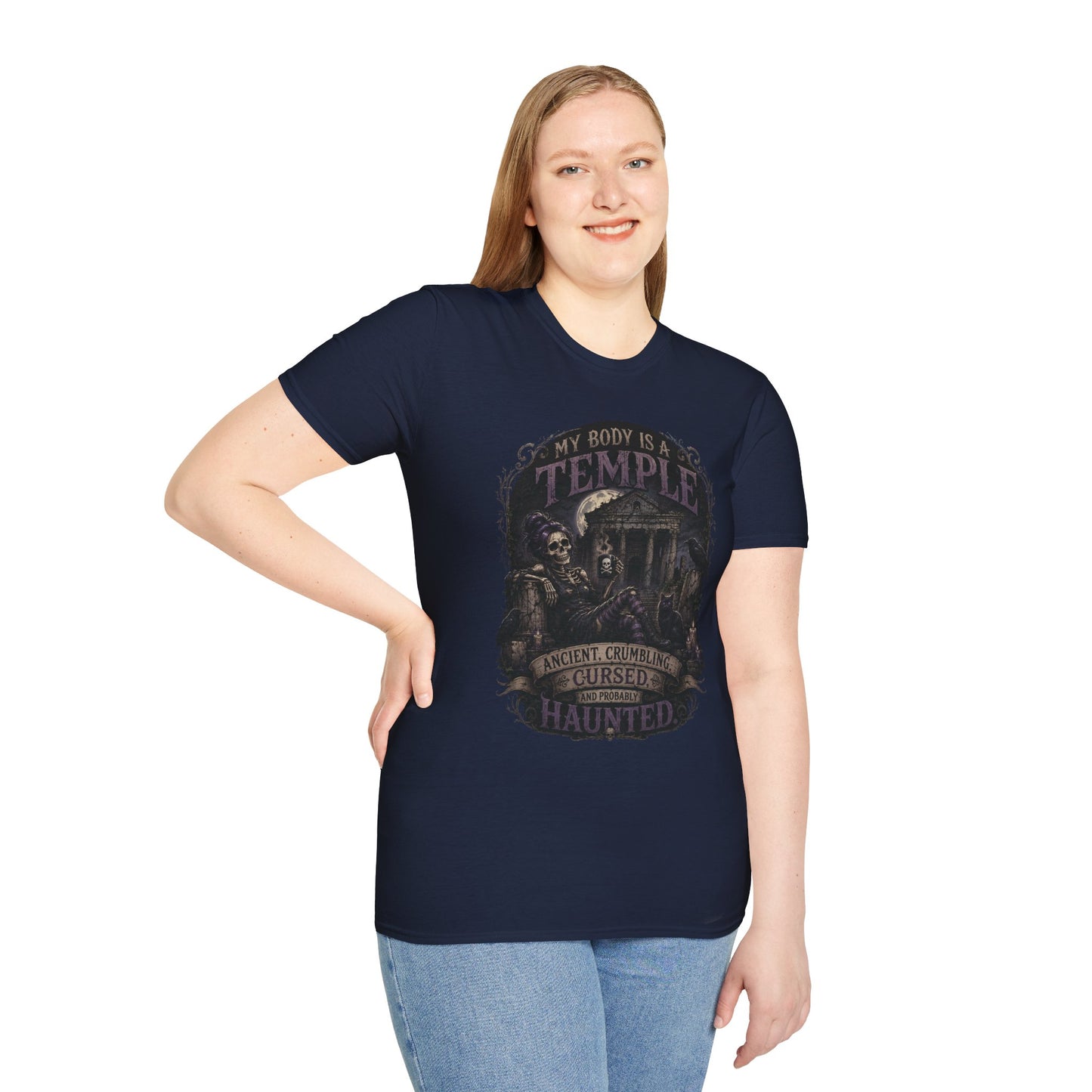 Body a Temple - Female Unisex Softstyle T-Shirt