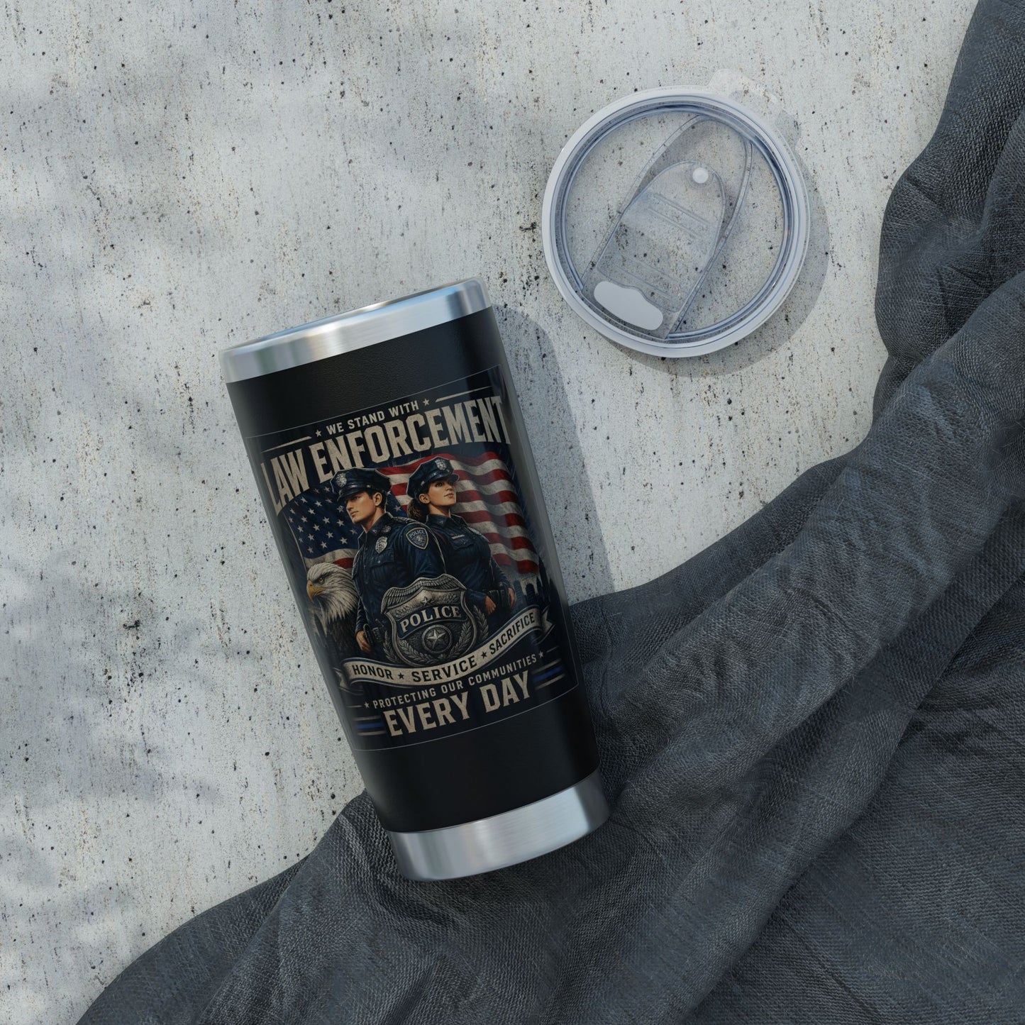 Support Law Enforcement Vagabond 20oz Tumbler