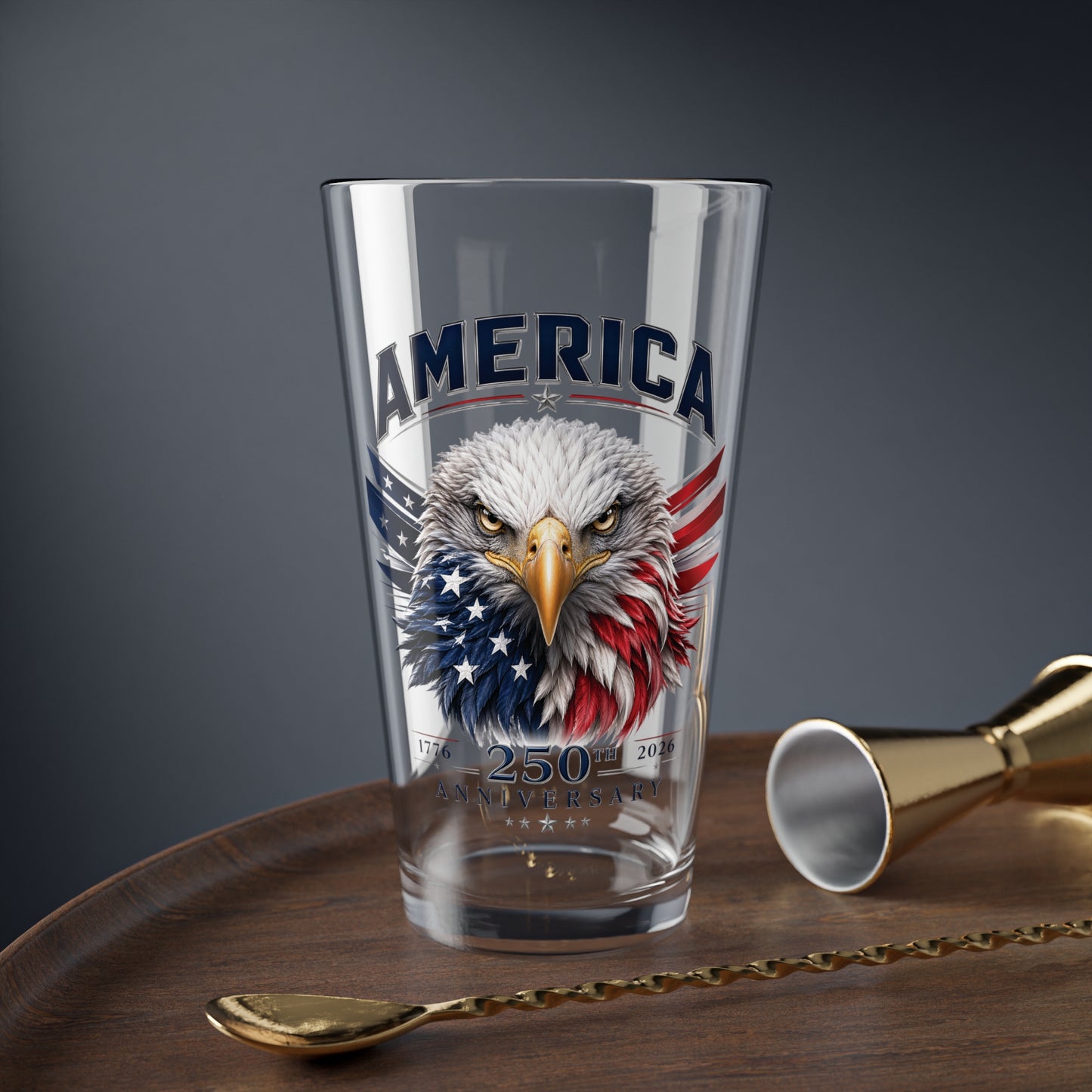 America 250 Mixing Glass, 16oz