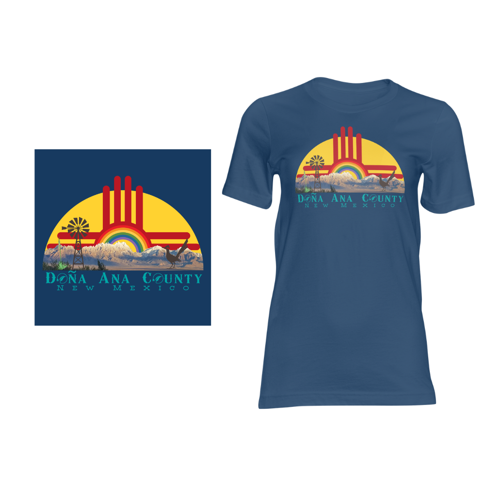 Dona Ana County Organ Mountains - Short sleeved cotton t-shirt