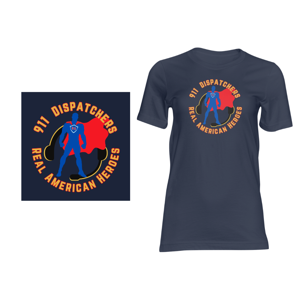 911 American Heroes - Male - Short sleeved cotton t-shirt