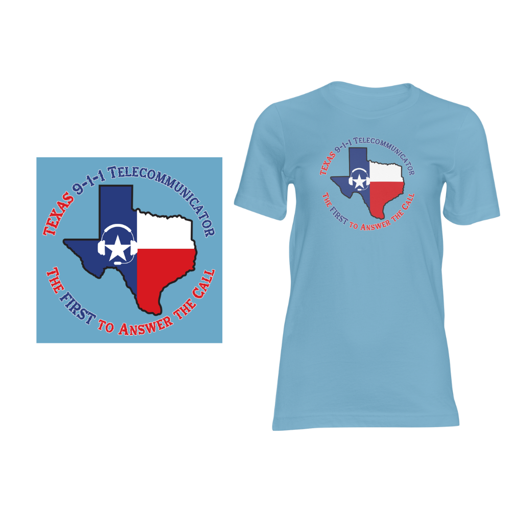 Texas 911 TCs Answer the Call - Short sleeved cotton t-shirt