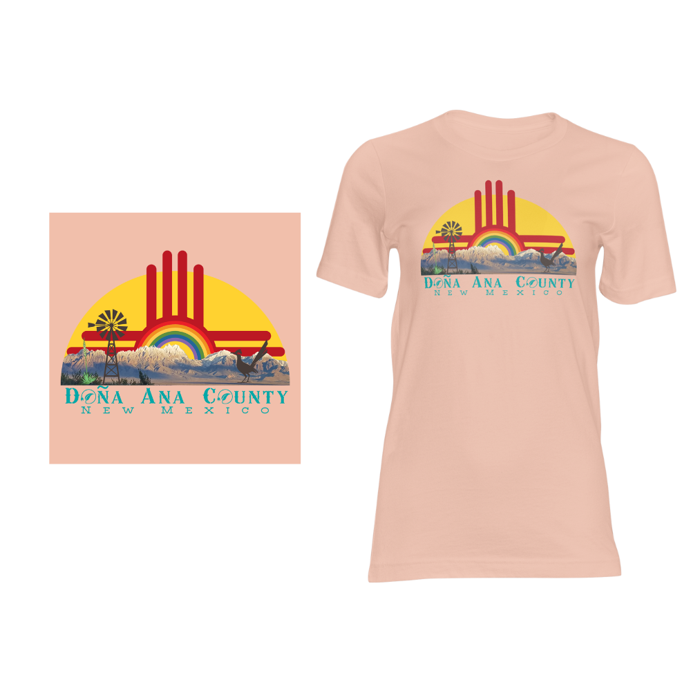 Dona Ana County Organ Mountains - Short sleeved cotton t-shirt