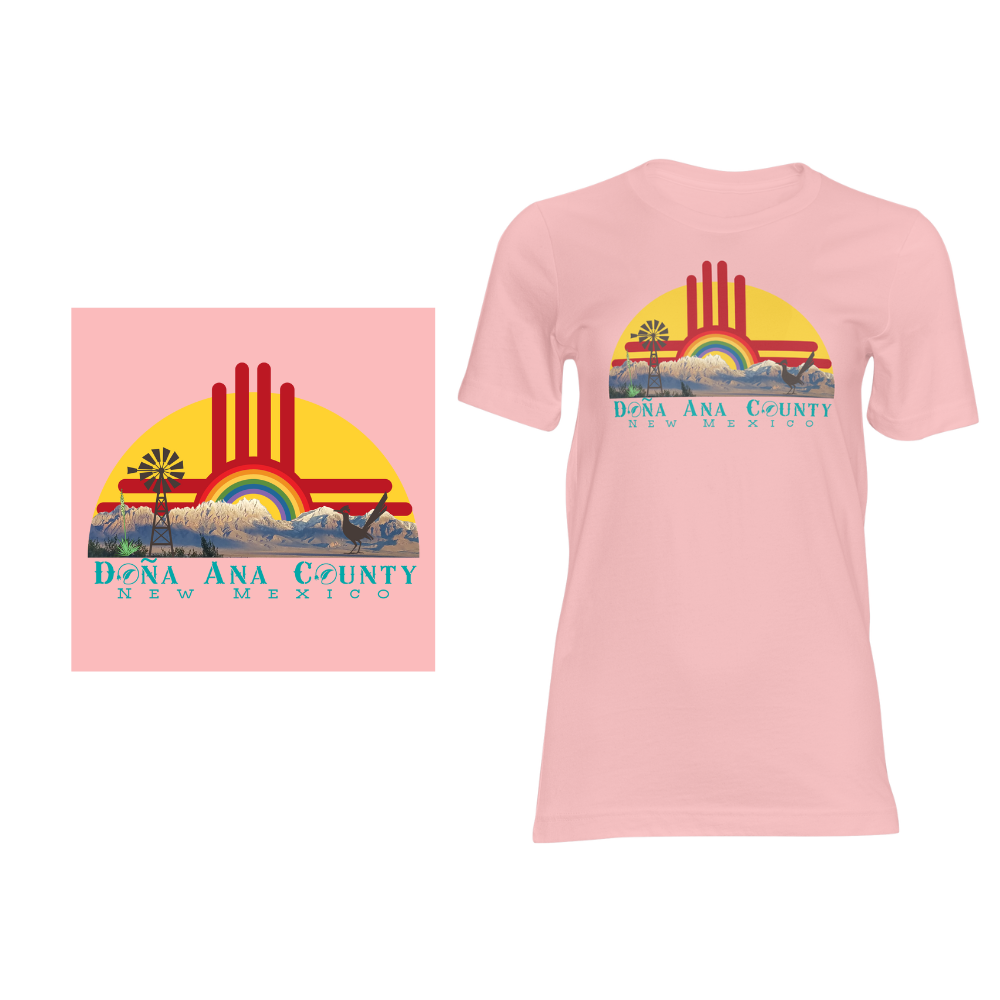 Dona Ana County Organ Mountains - Short sleeved cotton t-shirt