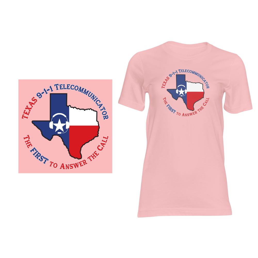 Texas 911 TCs Answer the Call - Short sleeved cotton t-shirt