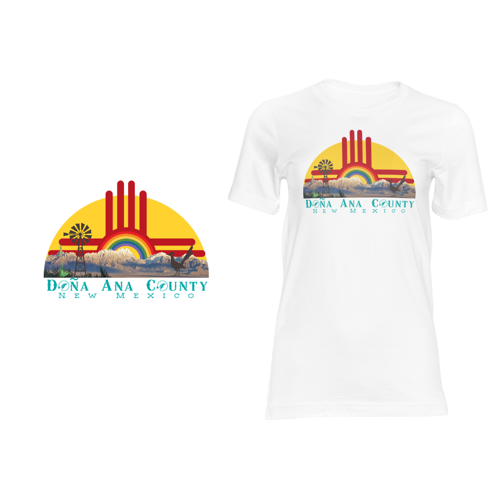 Dona Ana County Organ Mountains - Short sleeved cotton t-shirt