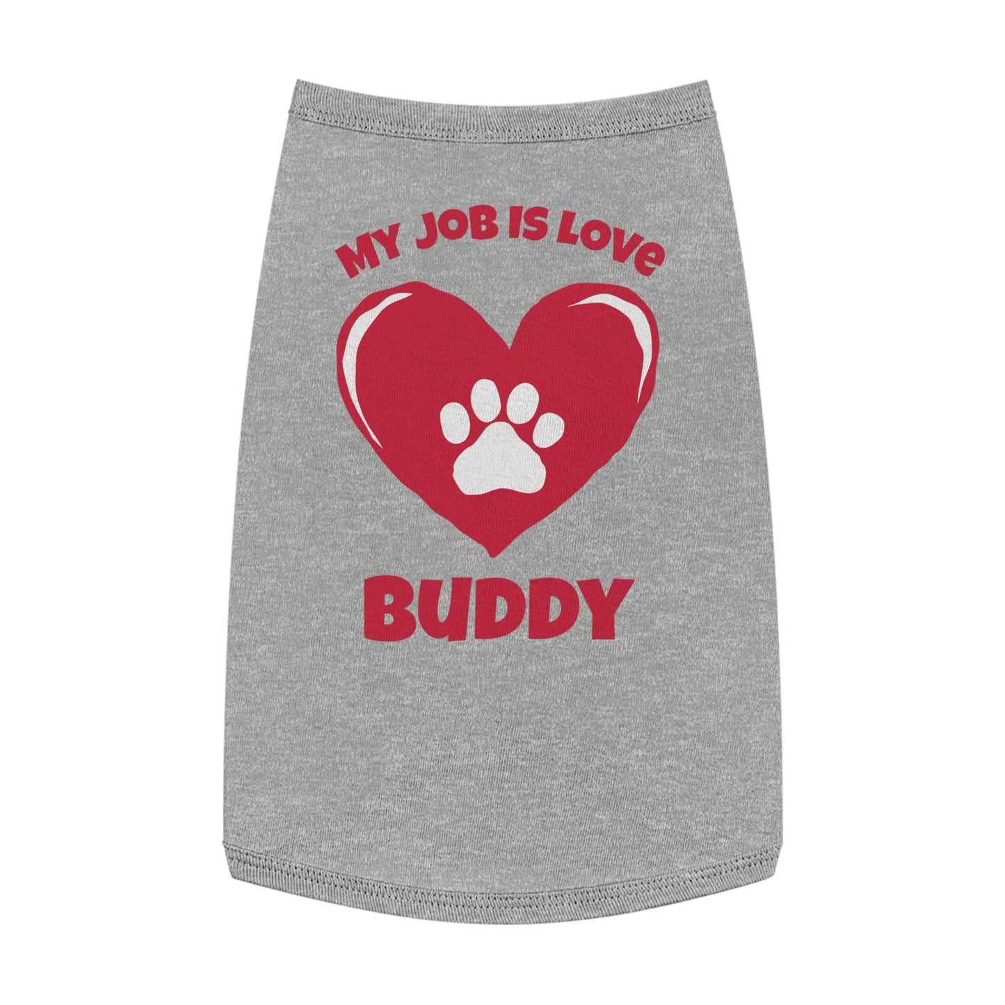 My Job Is Love PERSONALIZED Pet Tank Top