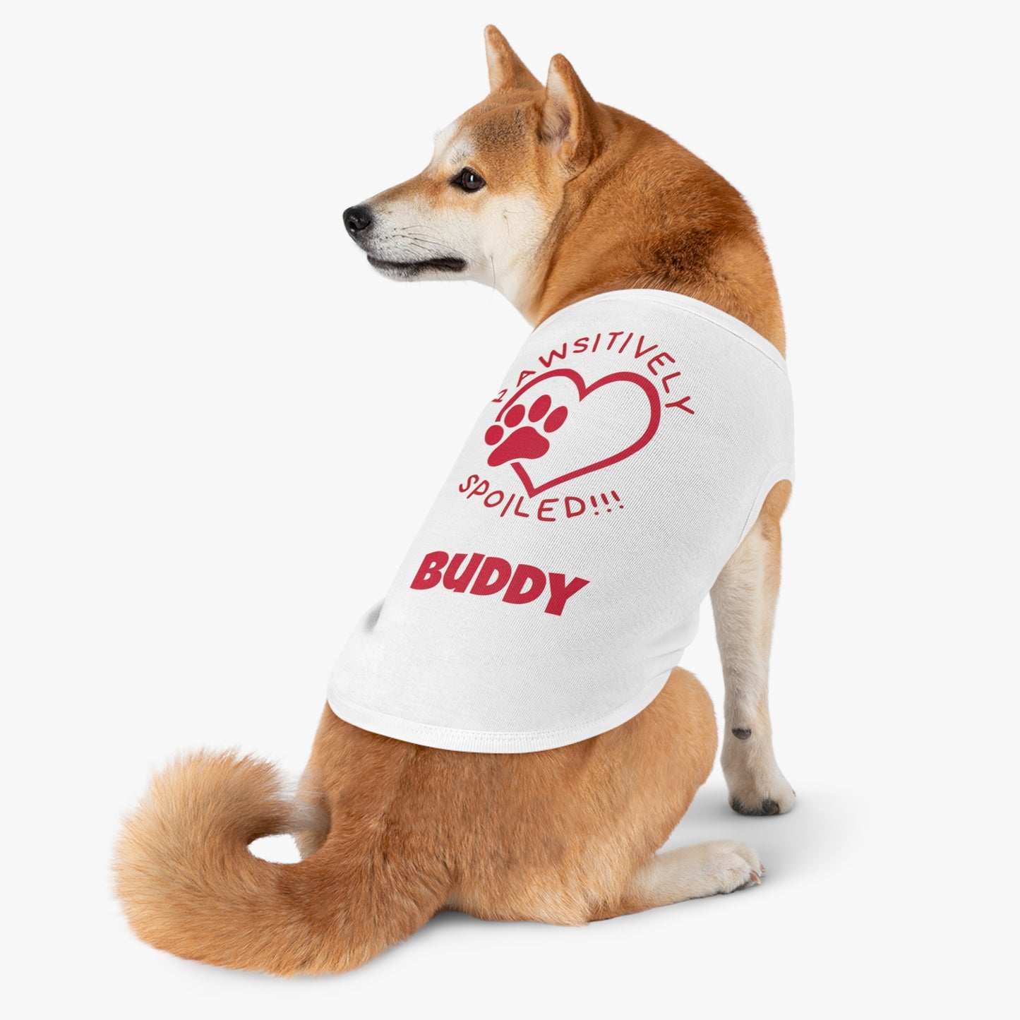 Pawsitively Spoiled PERSONALIZED Pet Tank Top