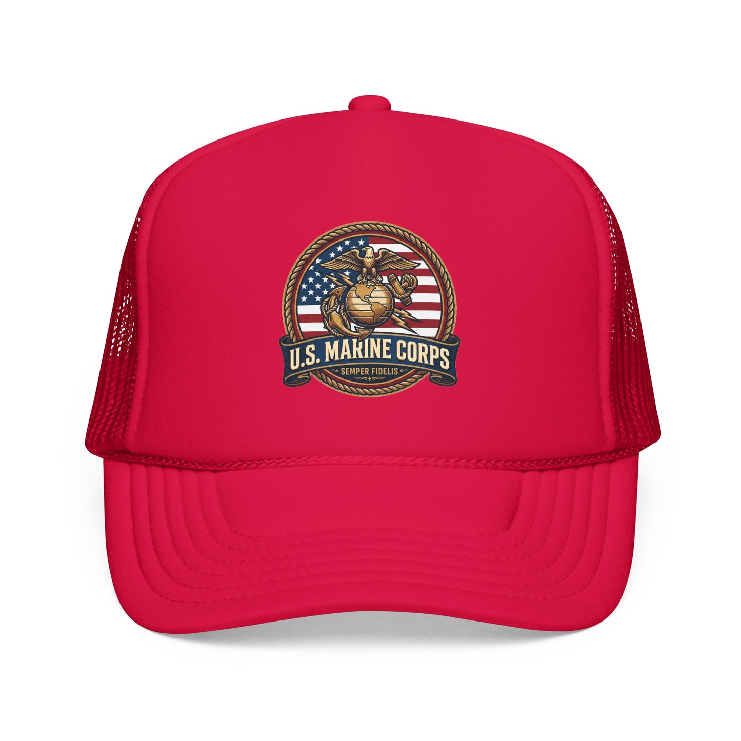 U.S. Marine Corps Patriotic Trucker Hat