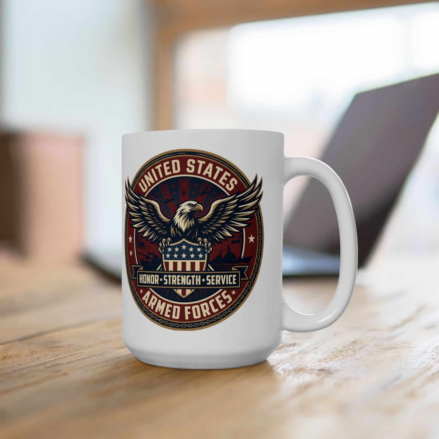 U.S. Armed Forces Ceramic Mug (11oz, 15oz)