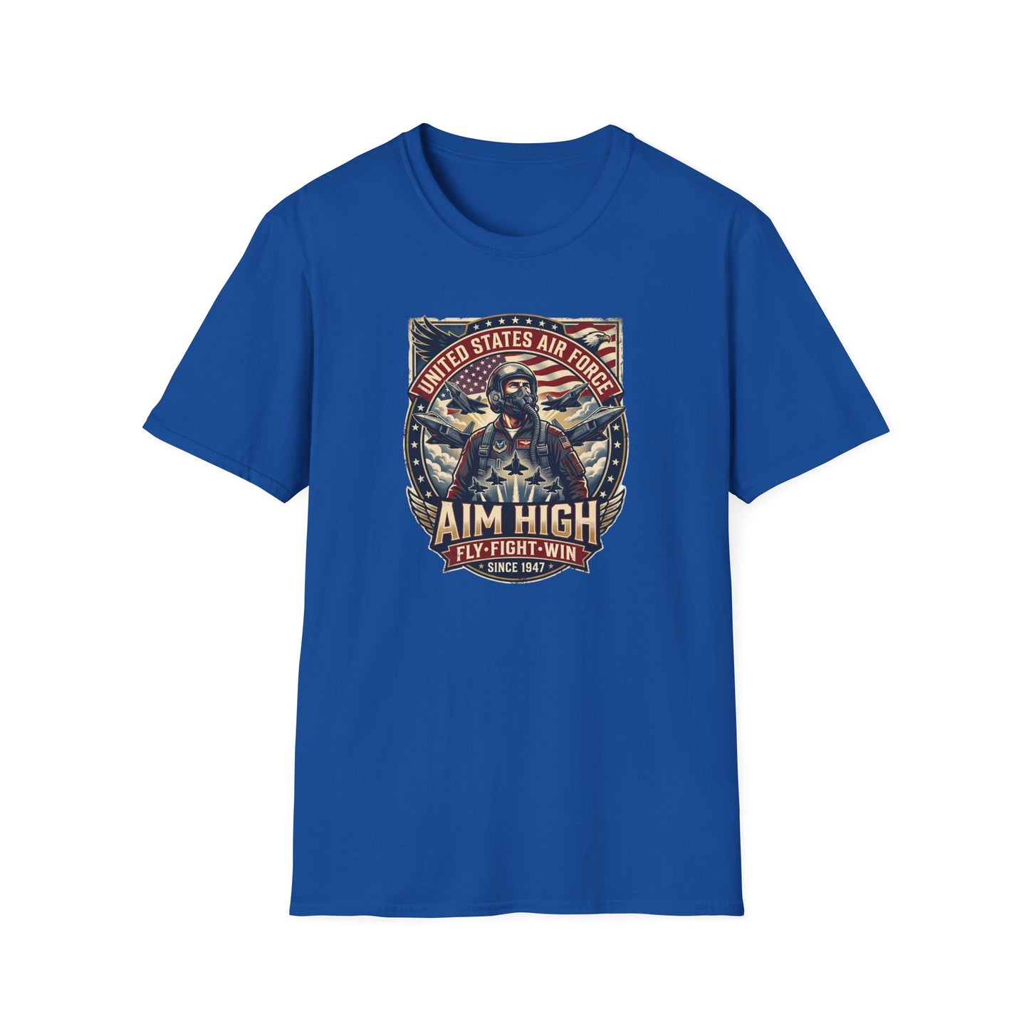 U.S. Air Force: Aim High Unisex Softstyle T-Shirt