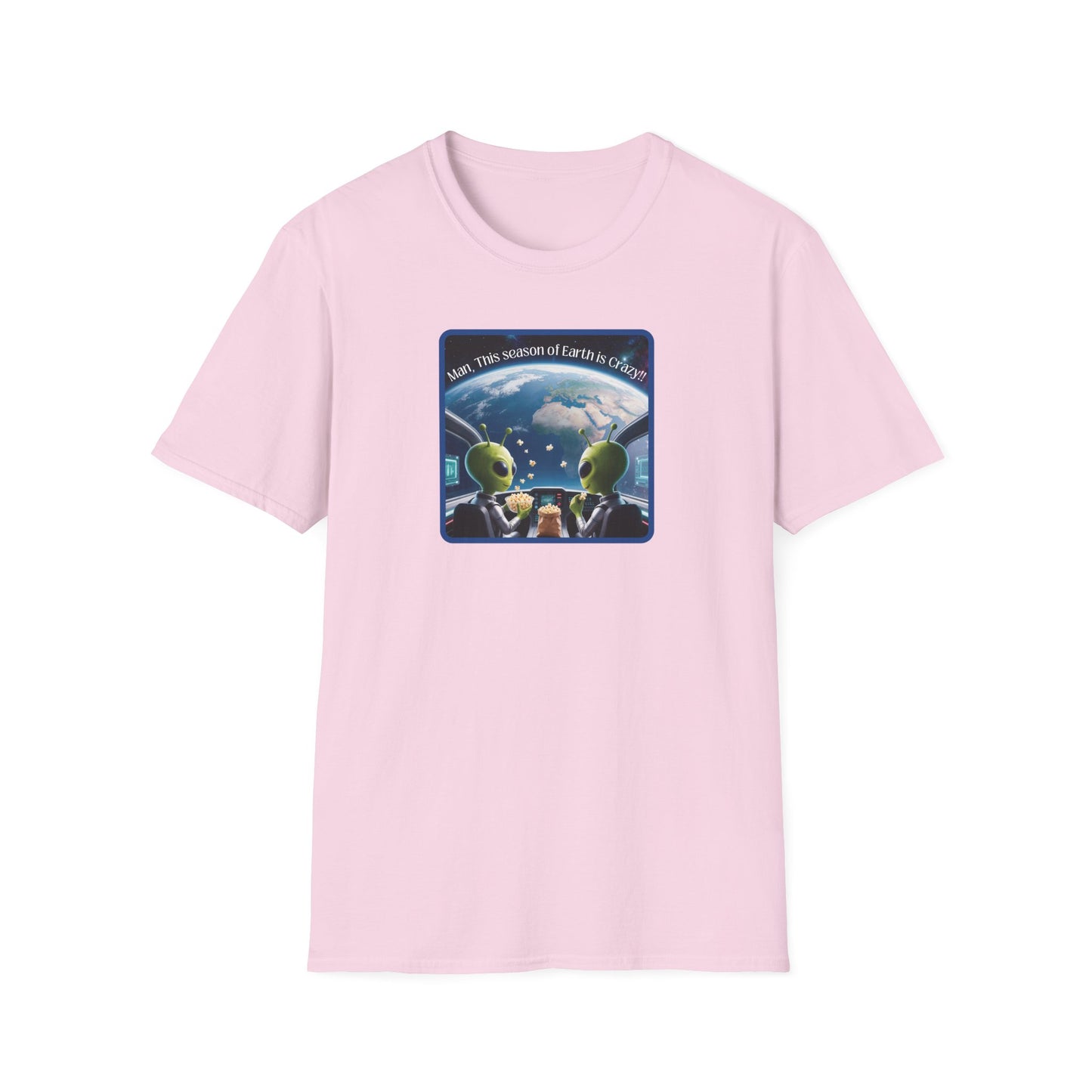 Extraterrestrials Enjoying the Show Unisex Softstyle T-Shirt