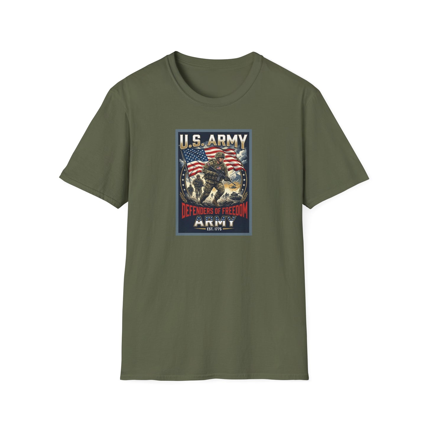 U.S. Army Defenders of Freedom Unisex Softstyle T-Shirt