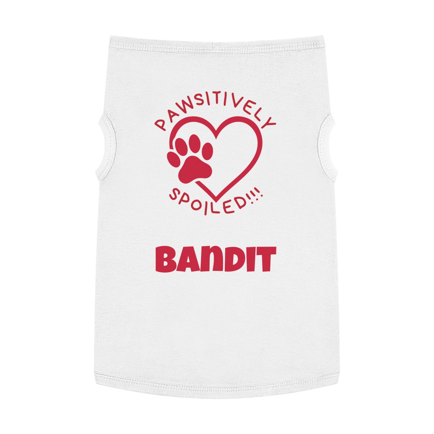 Pawsitively Spoiled PERSONALIZED Pet Tank Top