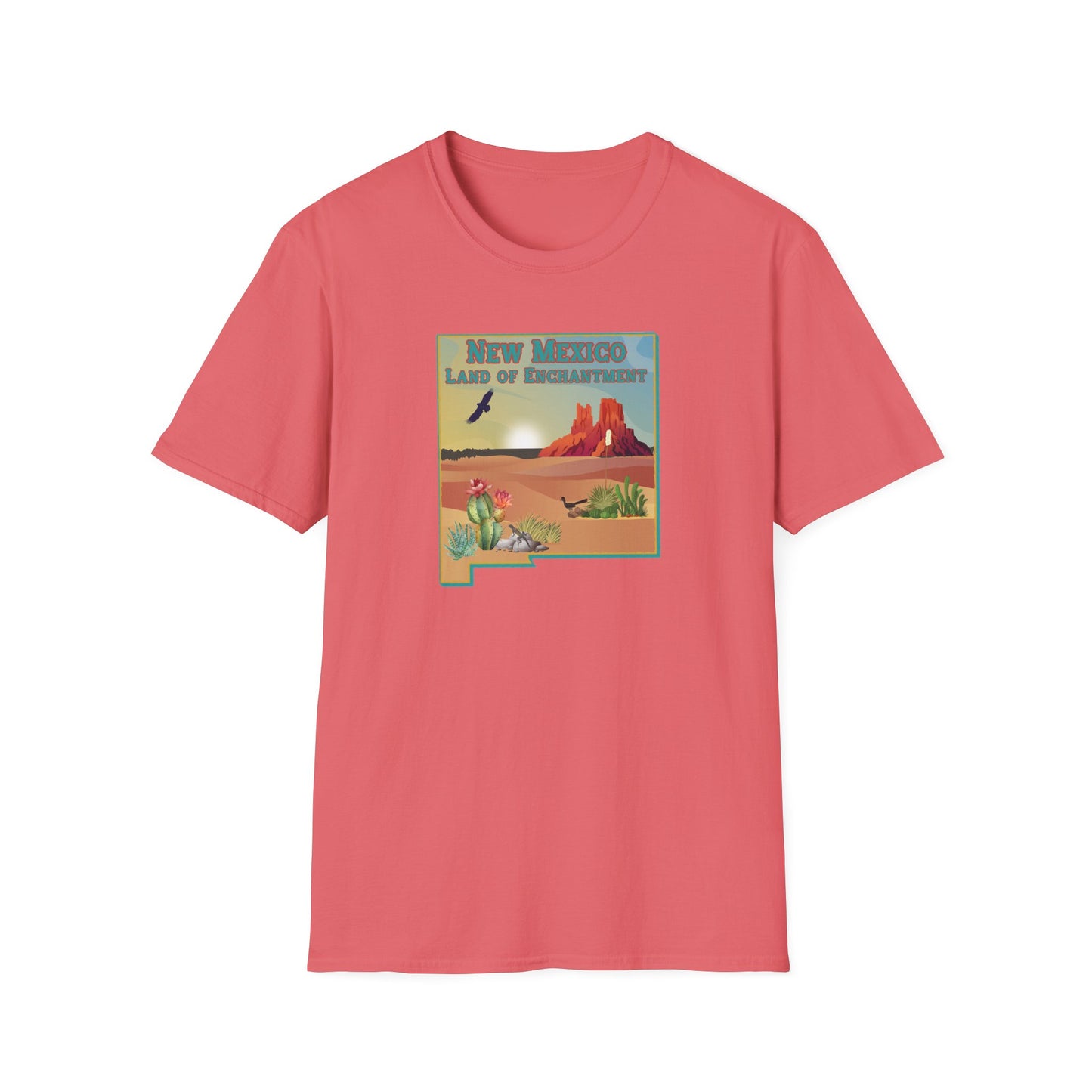New Mexico: Land of Enchantment - Desert Unisex Softstyle T-Shirt