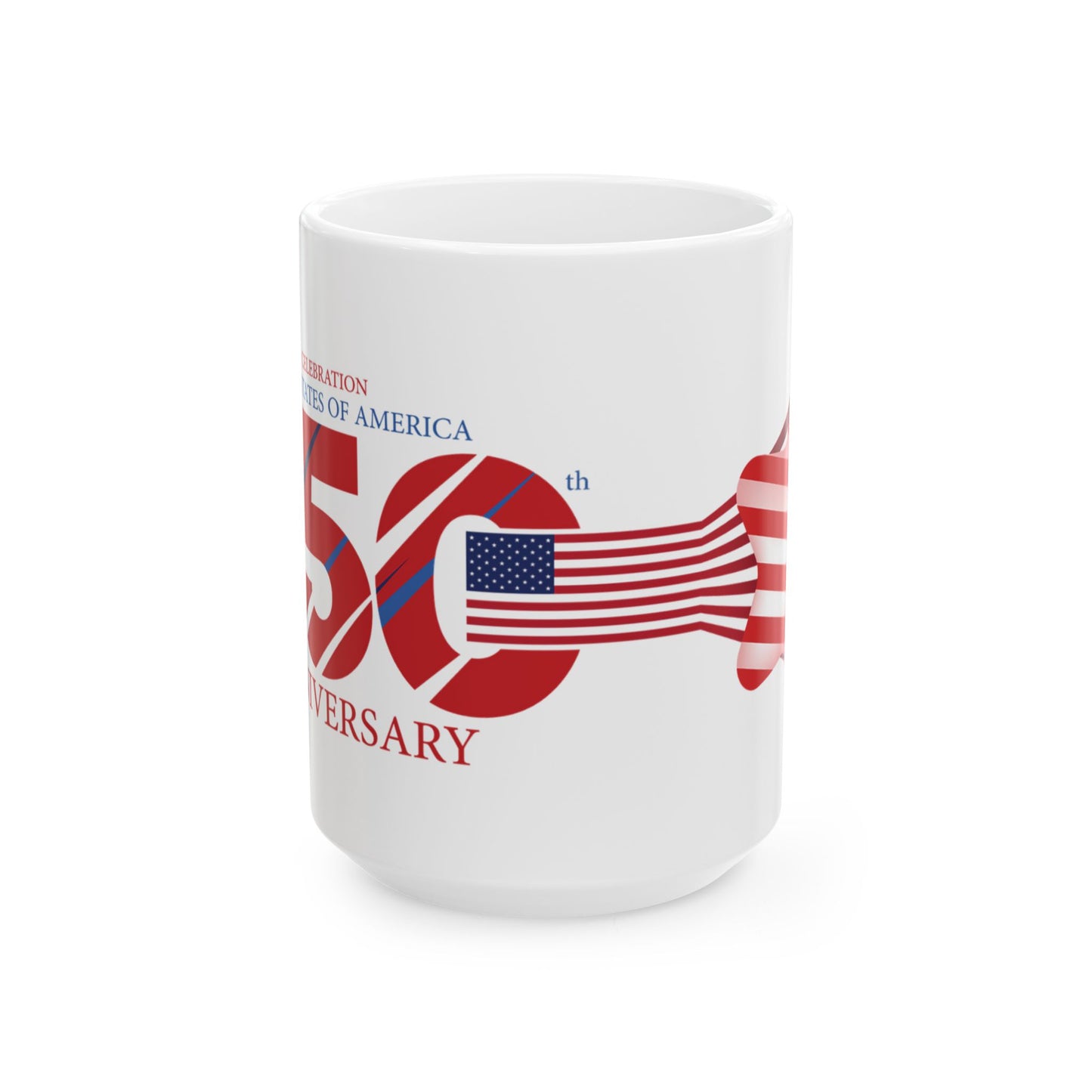 250th Anniversary American Flag Ceramic Mug — 1776–2026 Stars & Stripes Coffee Cup