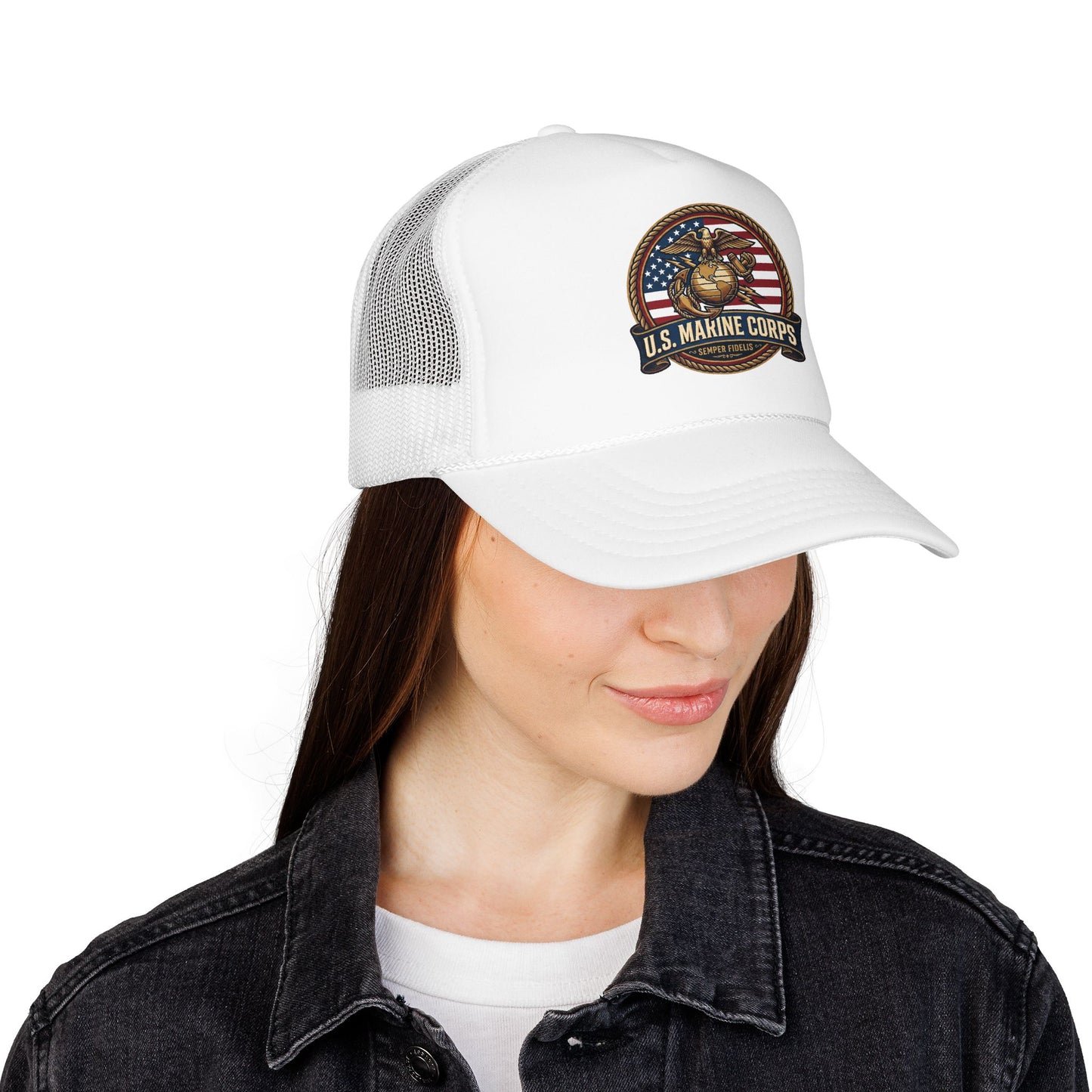 U.S. Marine Corps Patriotic Trucker Hat