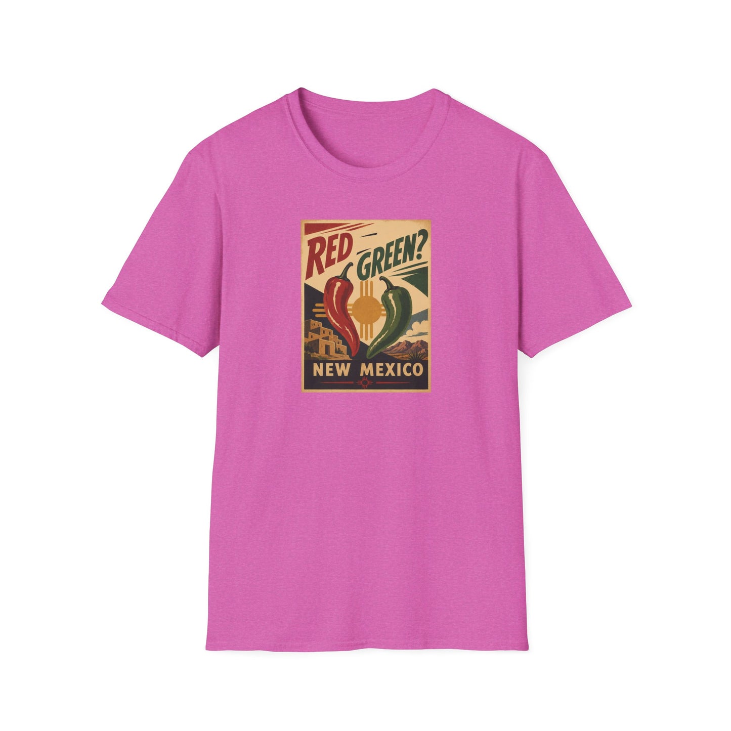 Red or Green? Unisexn Softstyle T-Shirt