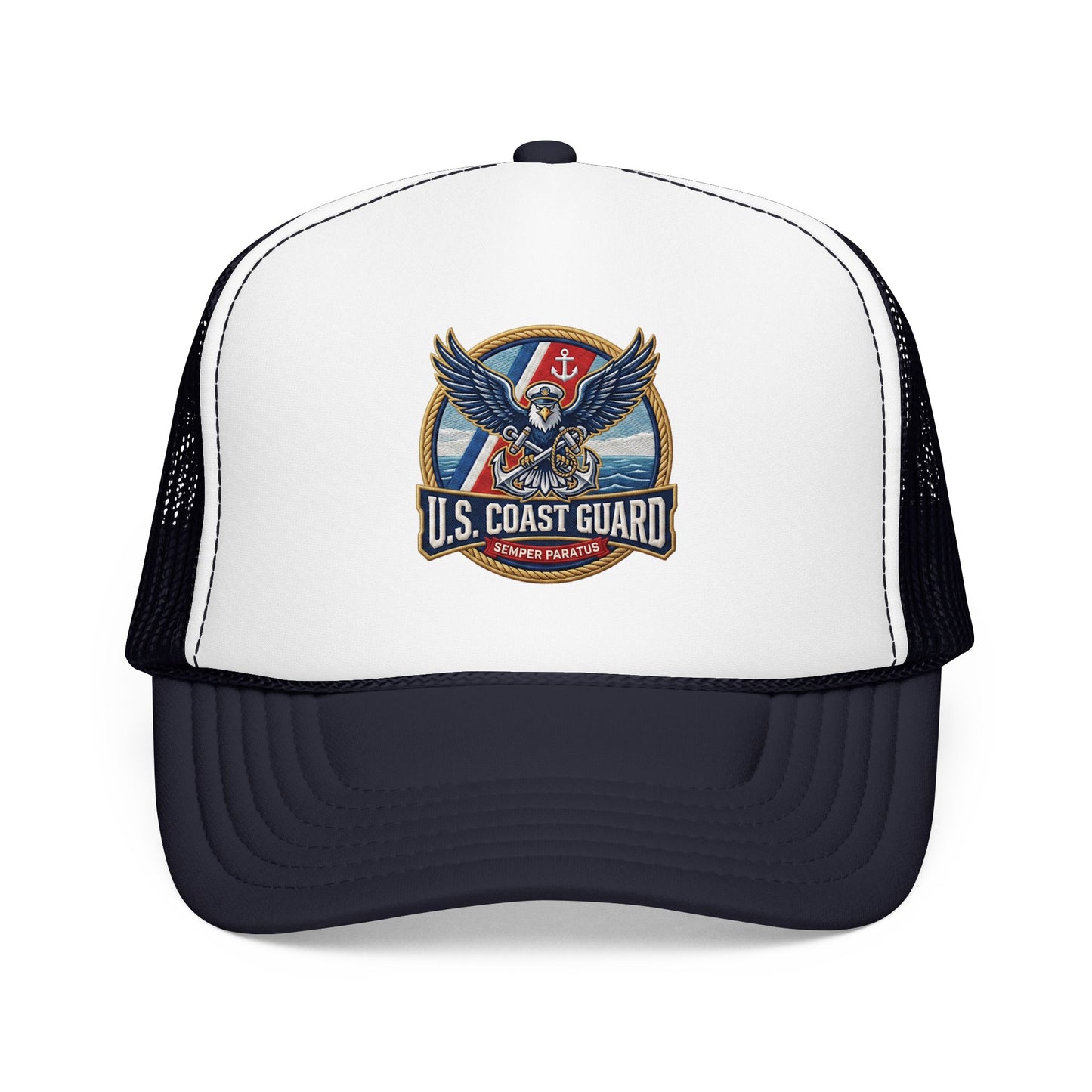 U.S. Coast Guard Patriotic Trucker Hat