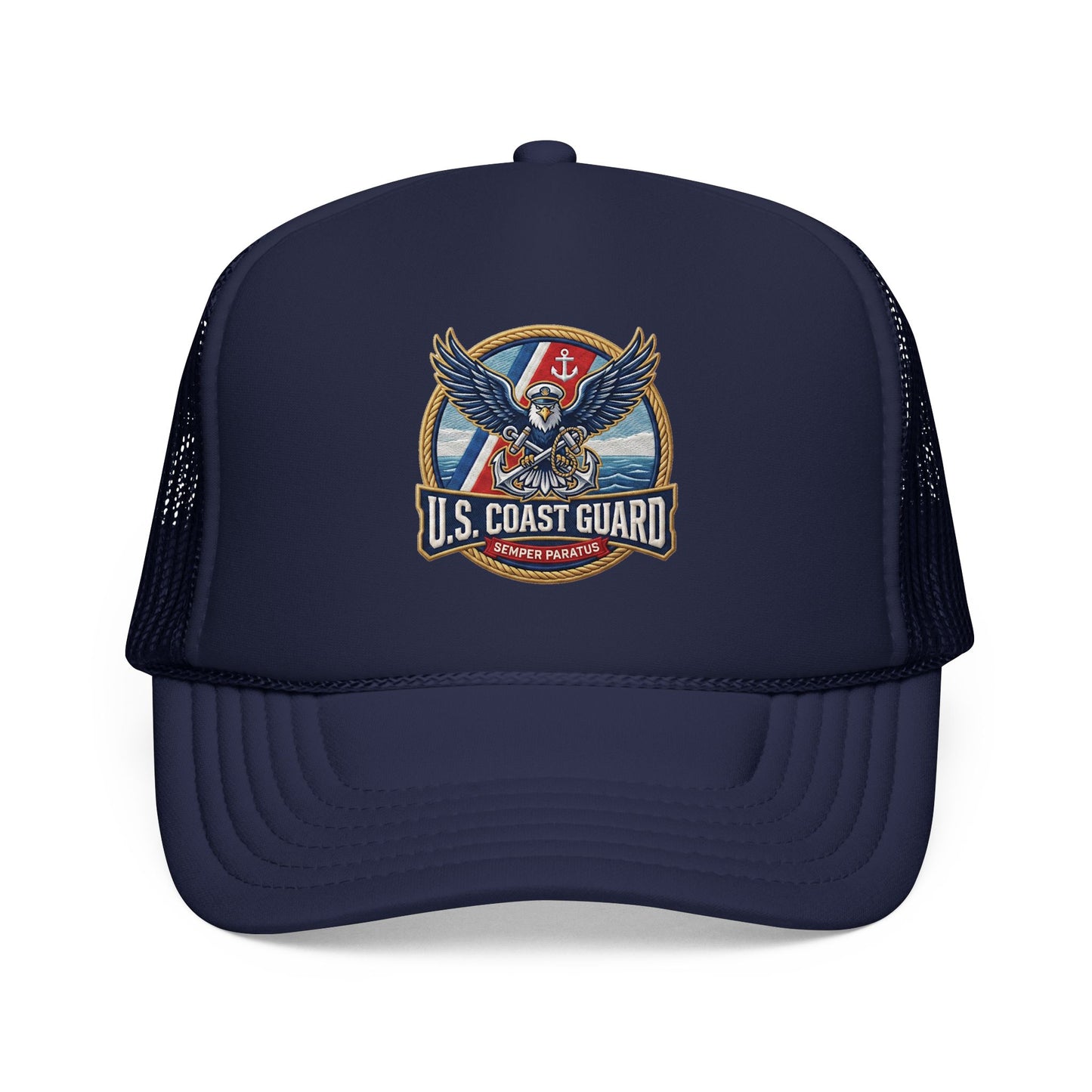 U.S. Coast Guard Patriotic Trucker Hat