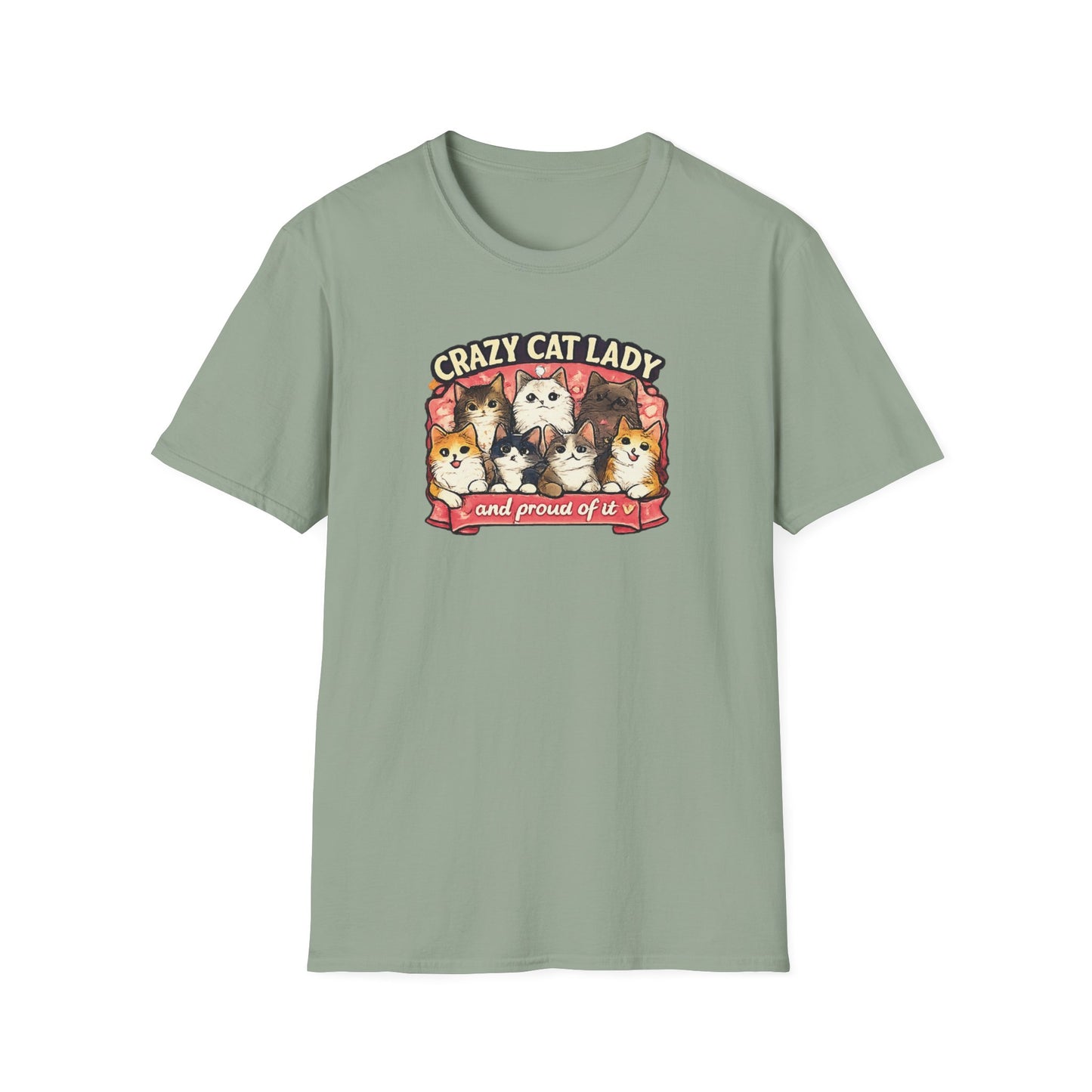 Crazy Cat Lady Unisex Softstyle T-Shirt