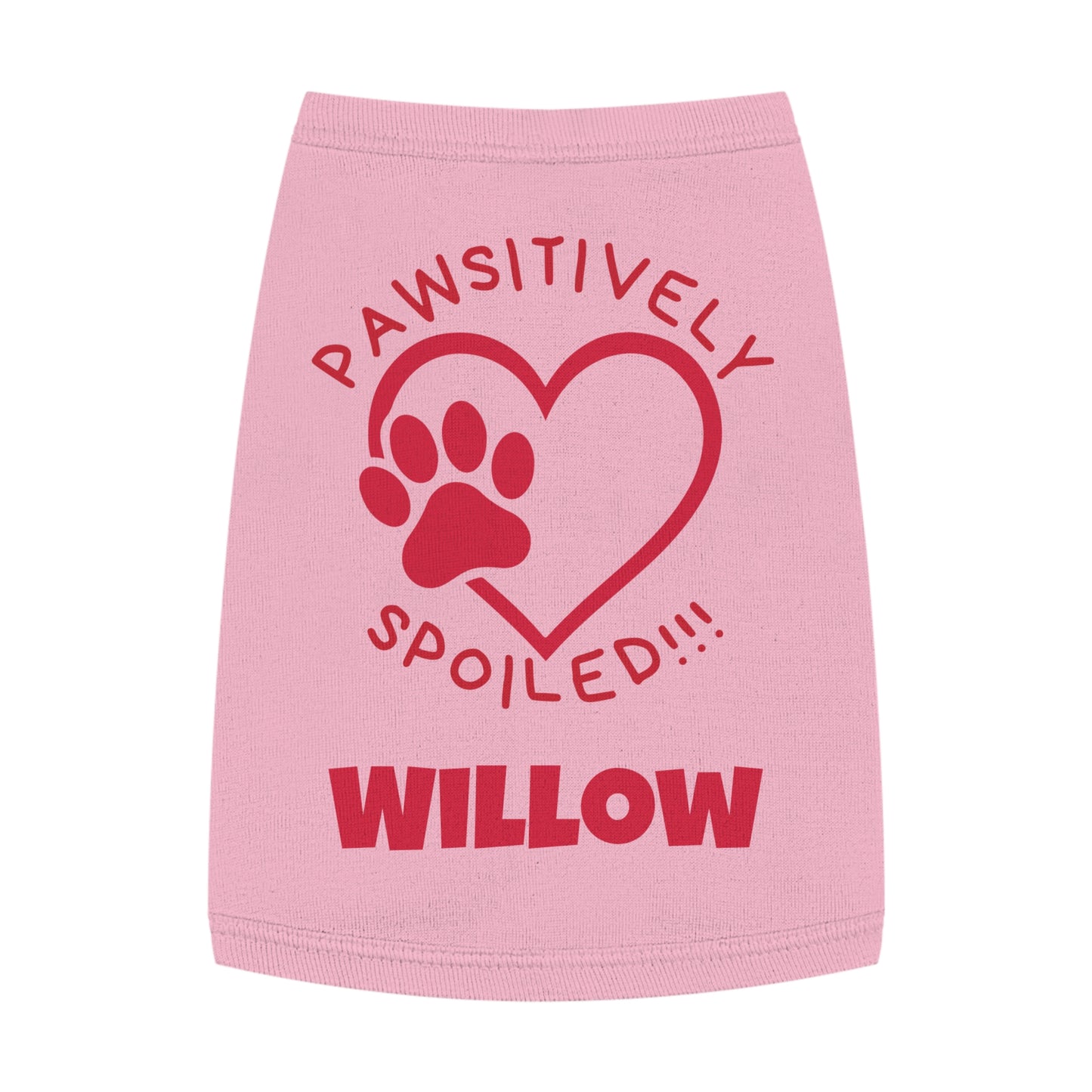 Pawsitively Spoiled PERSONALIZED Pet Tank Top