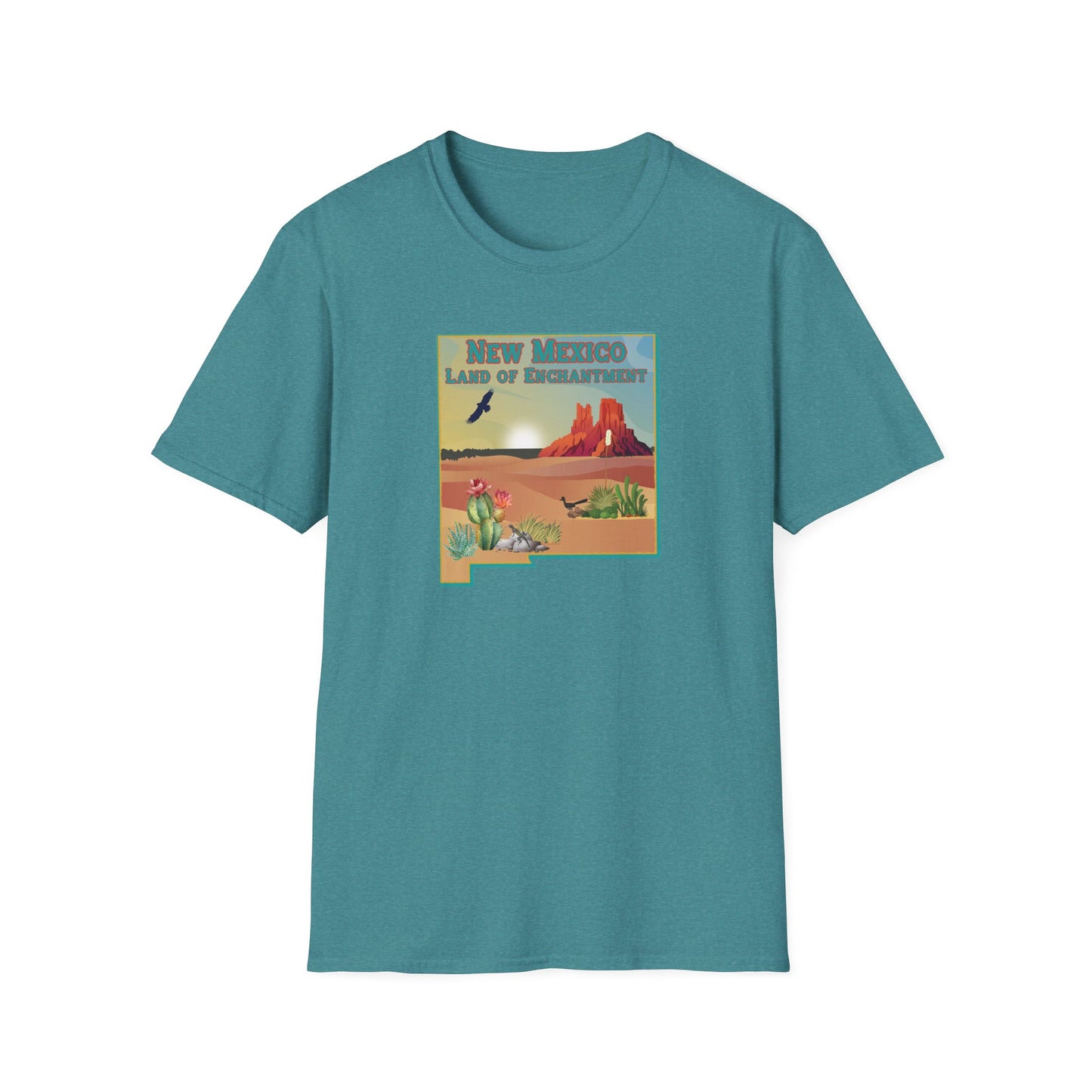 New Mexico: Land of Enchantment - Desert Unisex Softstyle T-Shirt