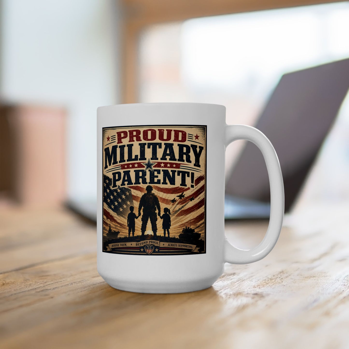 Proud Military Parent Ceramic Mug (11oz, 15oz)