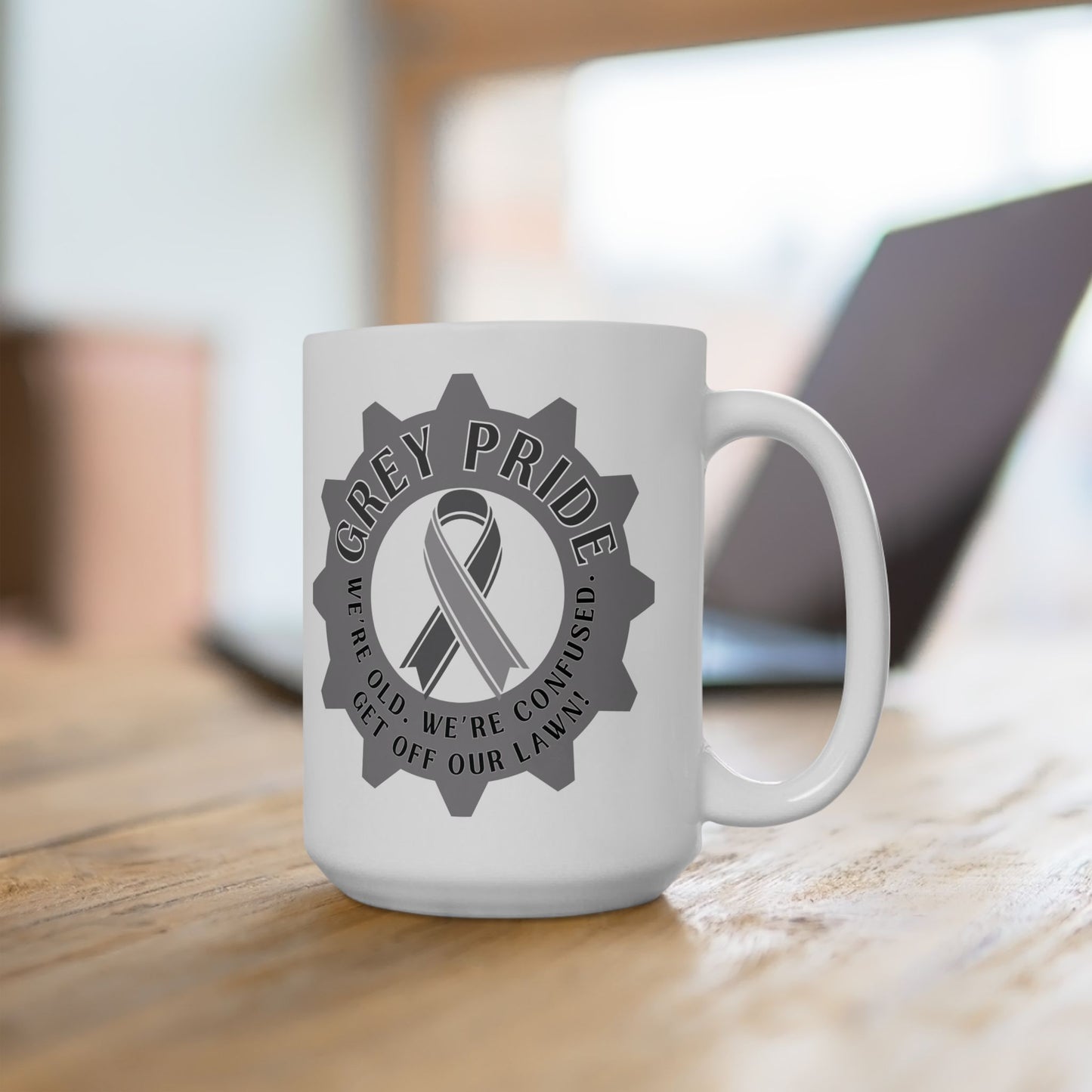 Grey Pride Ceramic Mug (11oz, 15oz)
