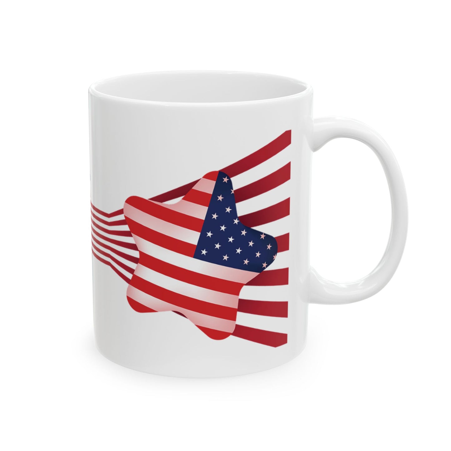 250th Anniversary American Flag Ceramic Mug — 1776–2026 Stars & Stripes Coffee Cup