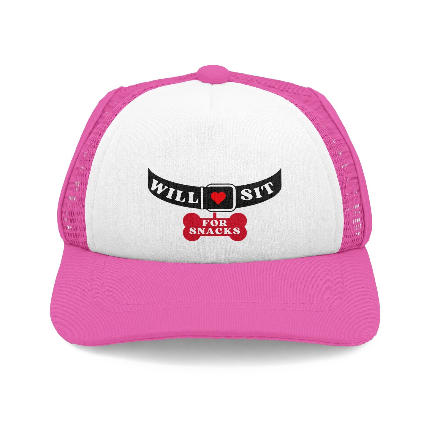 Will Sit for Treats Dog Foam Trucker Hat