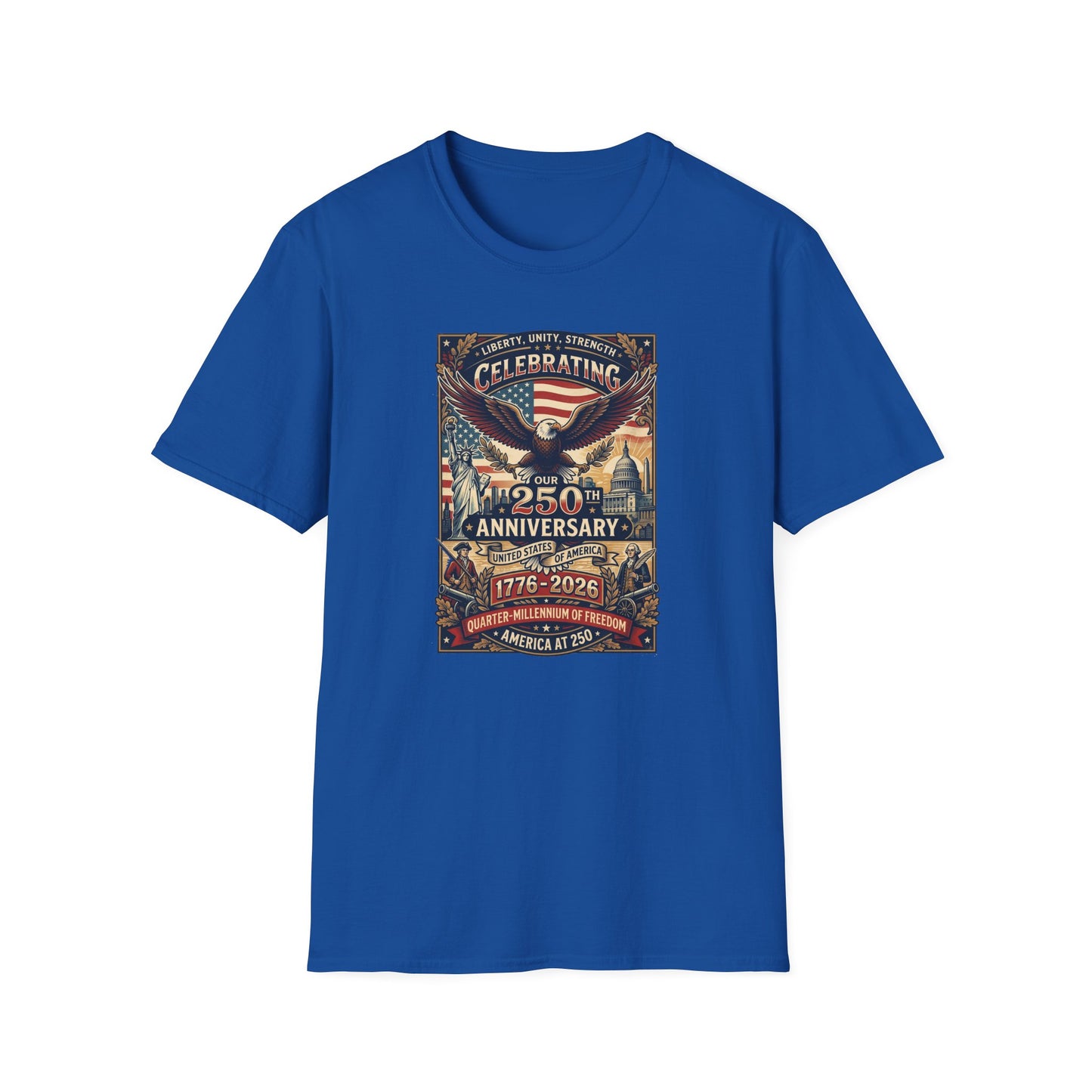 America 250: Patriots Unisex Softstyle T-Shirt