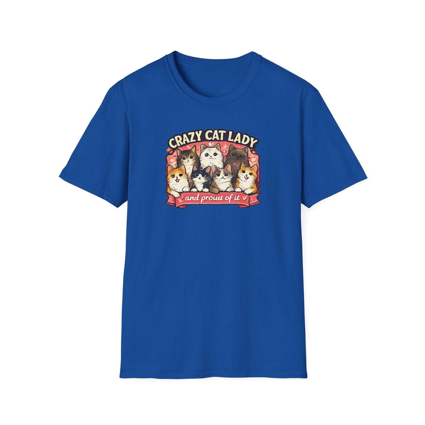 Crazy Cat Lady Unisex Softstyle T-Shirt