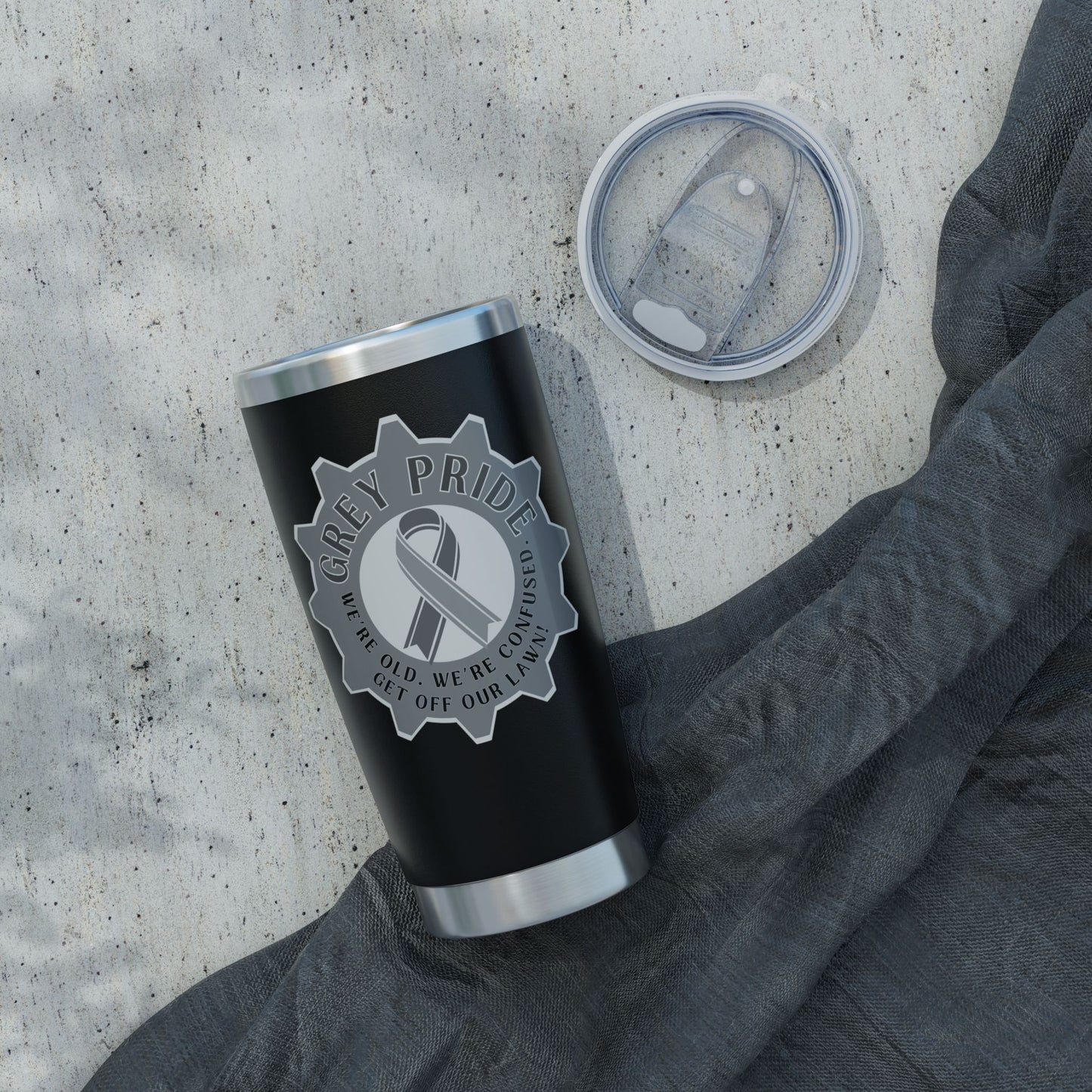 Grey Pride Vagabond 20oz Tumbler