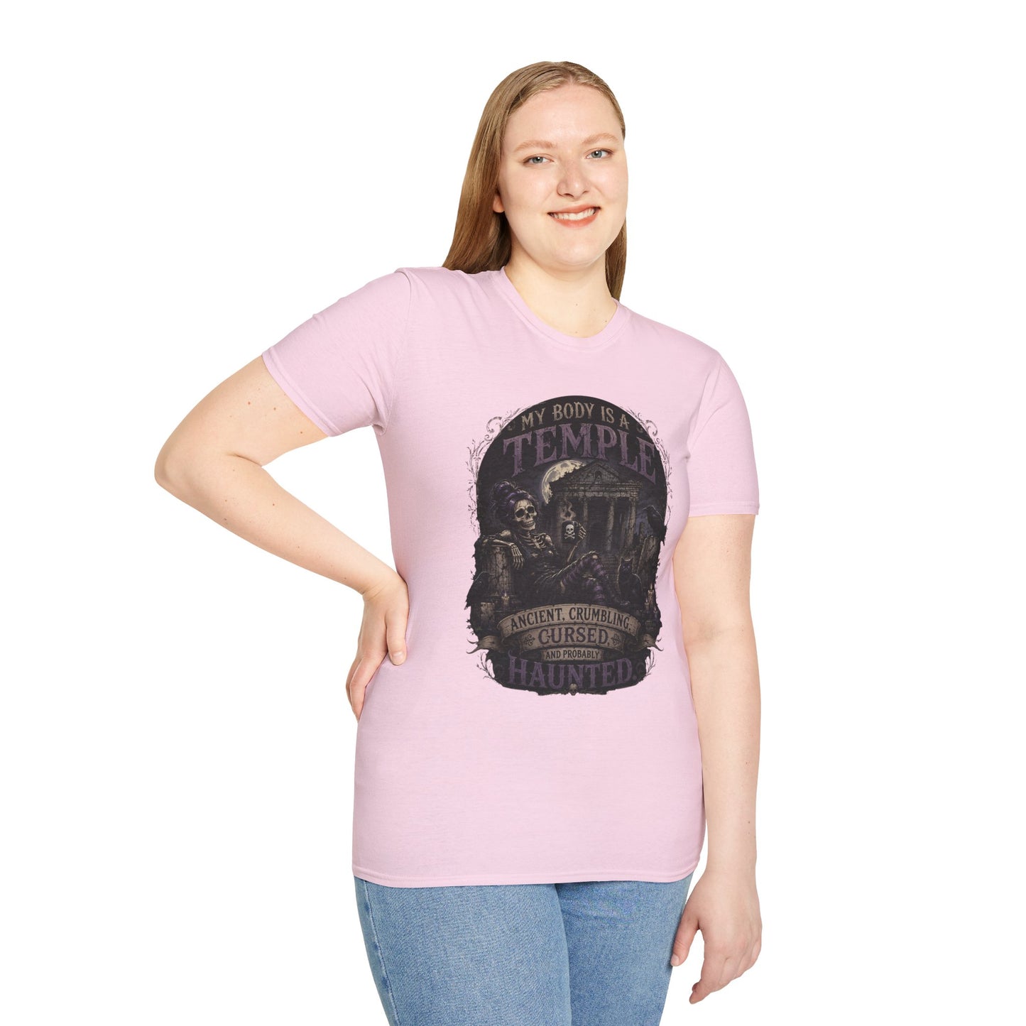 Body a Temple - Female Unisex Softstyle T-Shirt