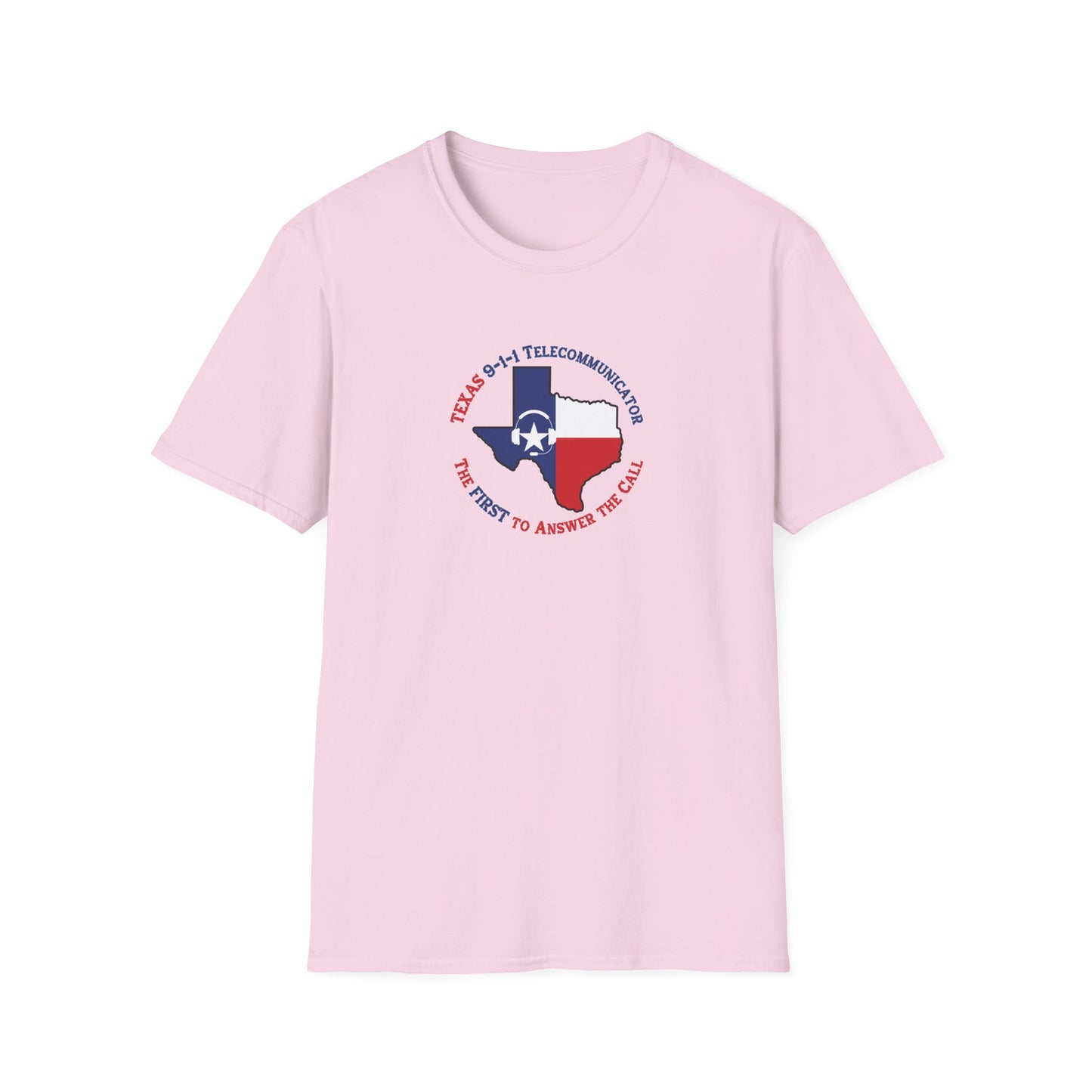 Texas 911 Telecommunicators Unisex Softstyle T-Shirt