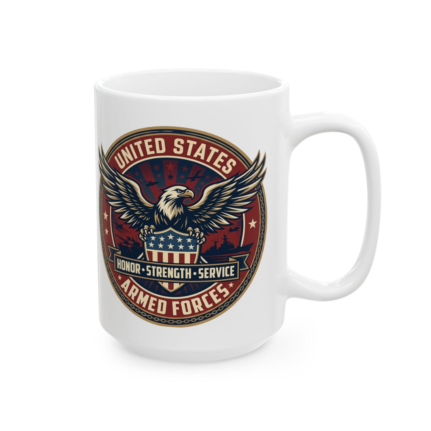 U.S. Armed Forces Ceramic Mug (11oz, 15oz)