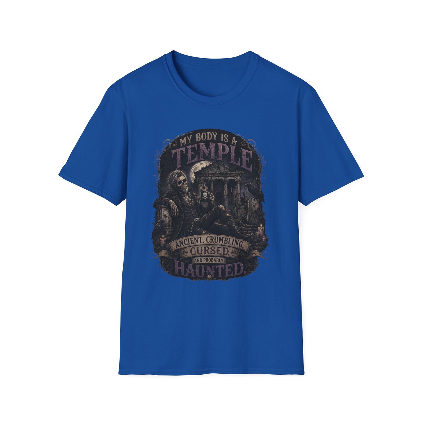 Body a Temple - Male Unisex Softstyle T-Shirt