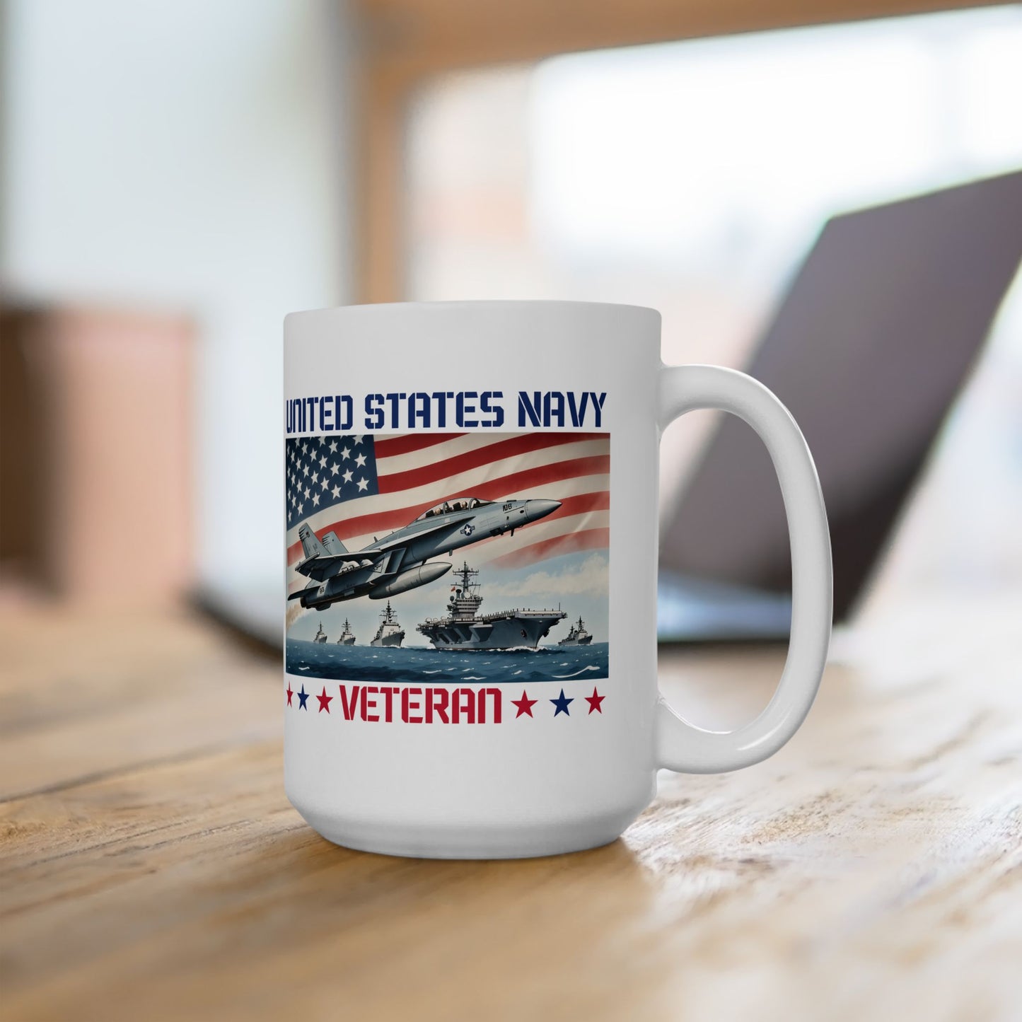 U.S. Navy Veteran Ceramic Mug (11oz, 15oz)